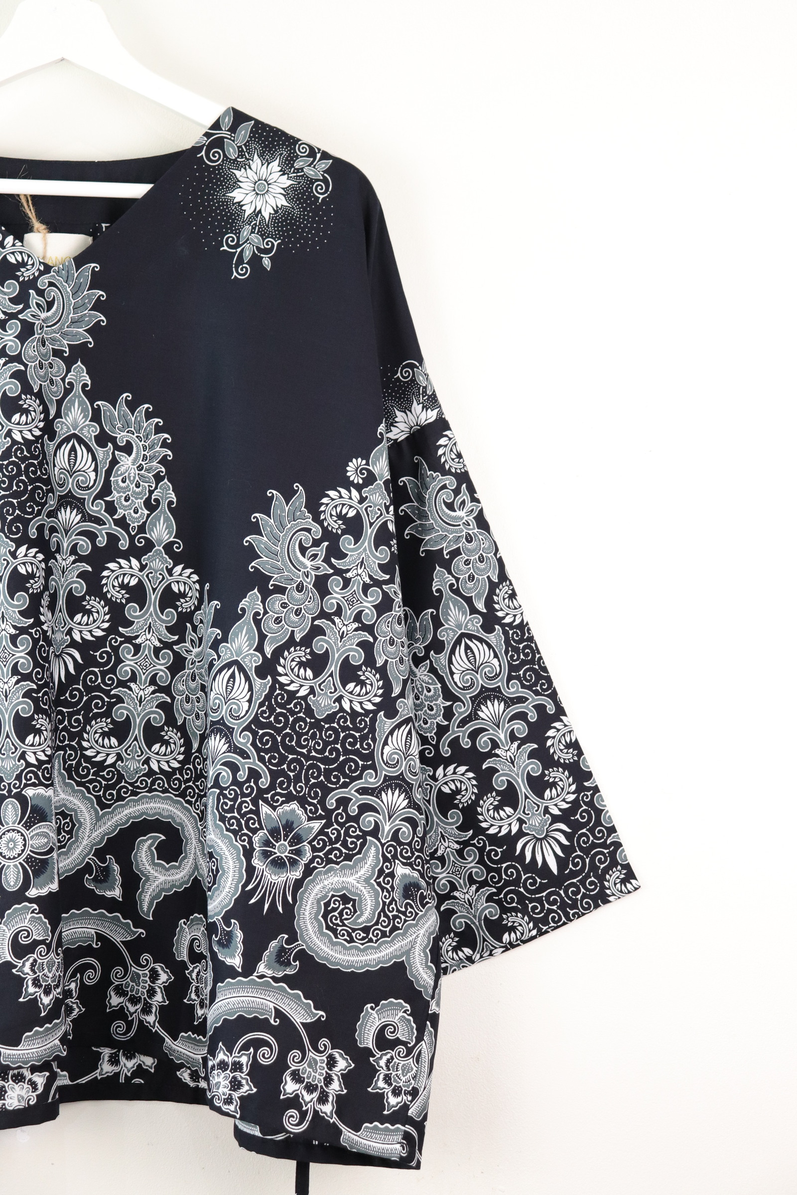 BIG GIRL Batik Top - Obsidian Shine