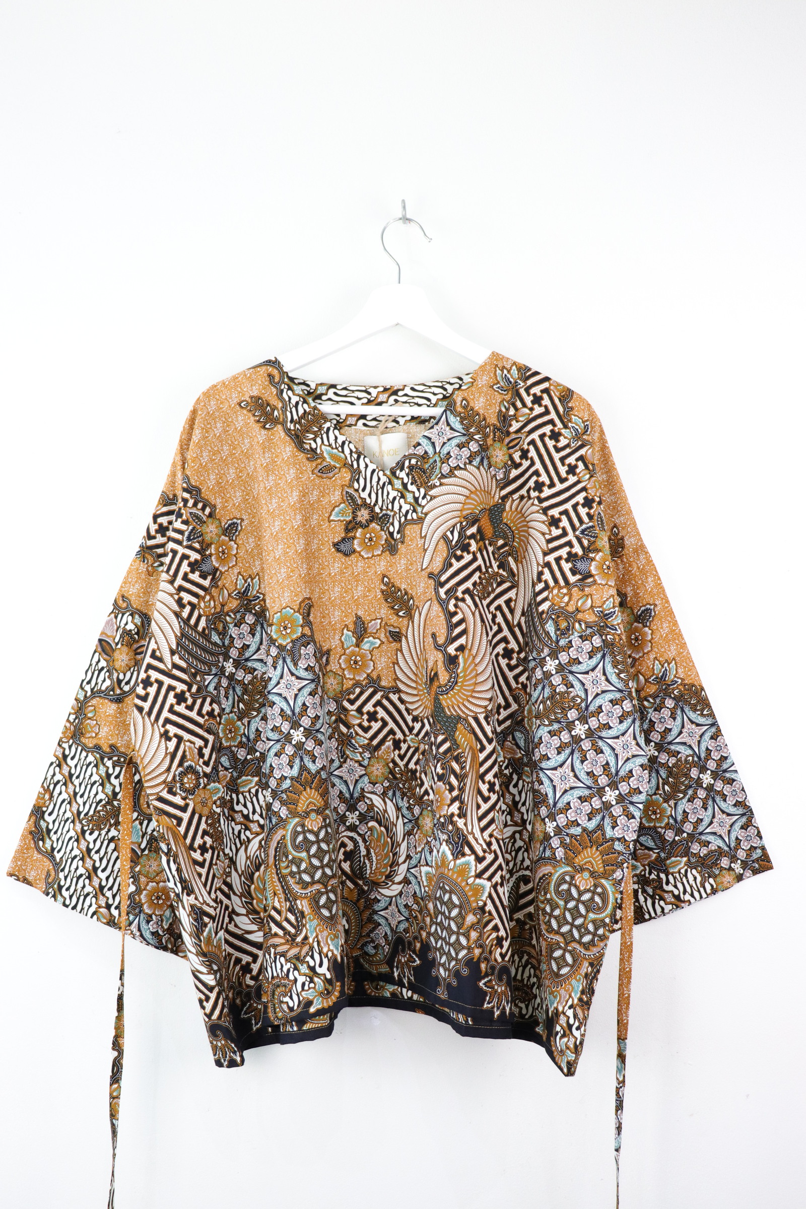 BIG GIRL Batik Top - Citrine Flutters