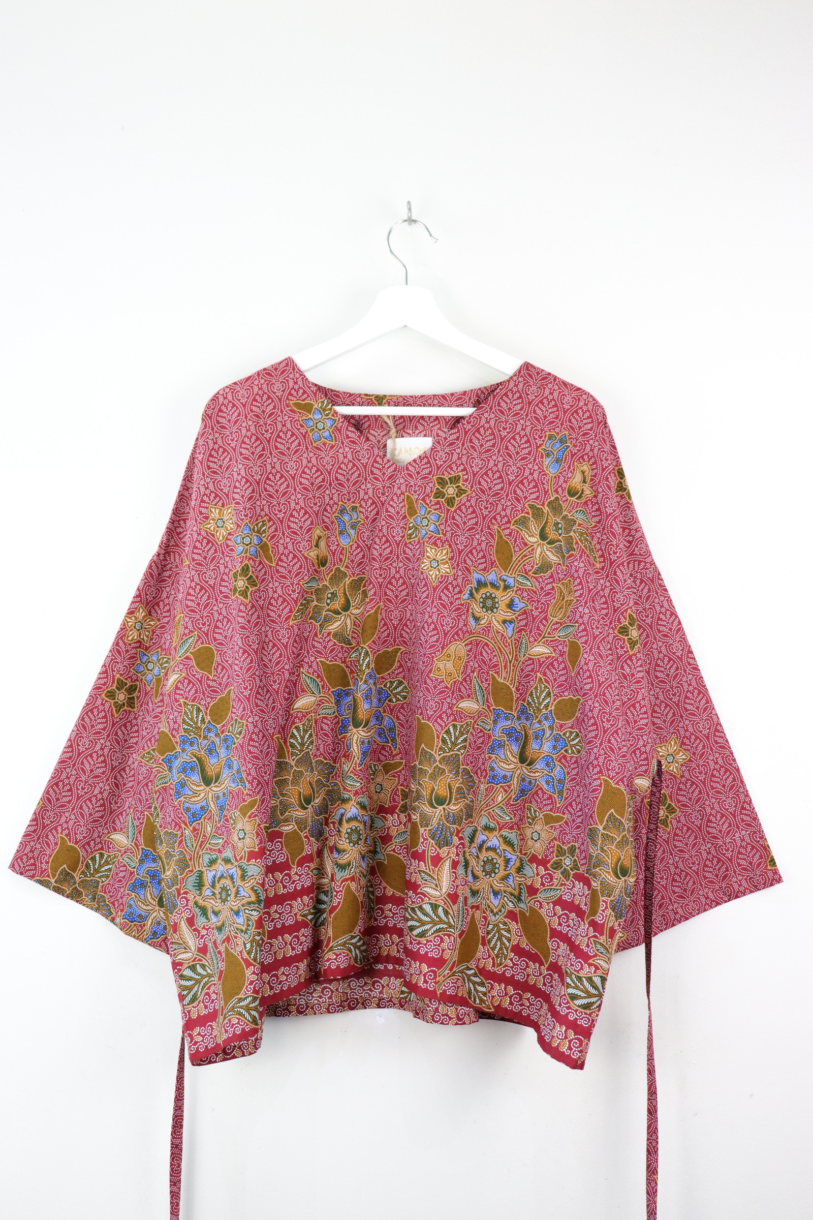 BIG GIRL Batik Top - Twinkling Rubies