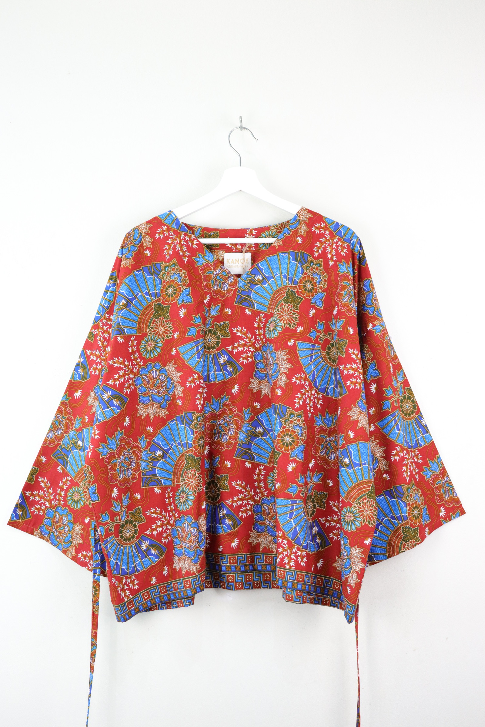 BIG GIRL Batik Top - Cherry Fans