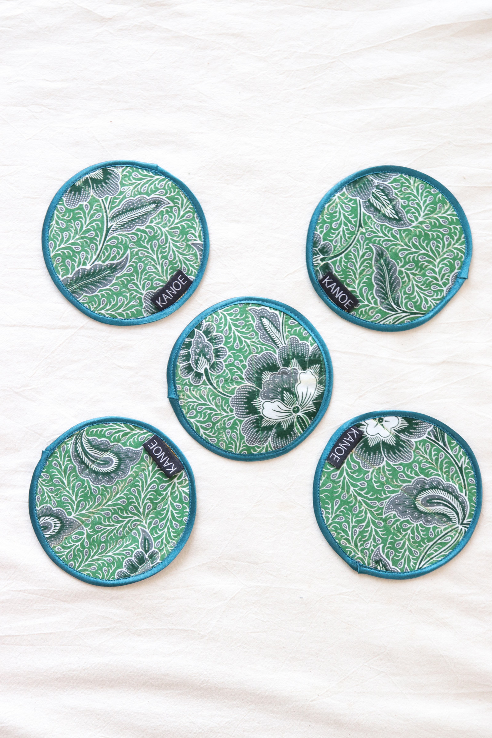 Batik Coaster - Blue Hawaii ( Set of 5 )