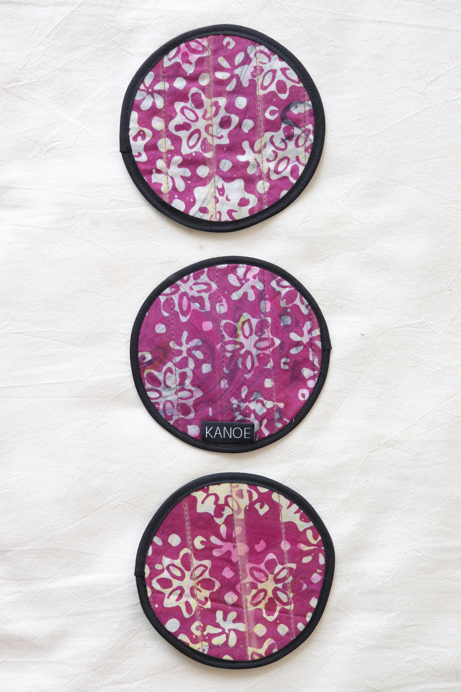 Batik Coaster - Ribena Rain ( Set of 3 )