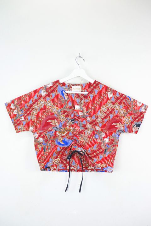 S-M-front-ruched-drawsting-batik-top37