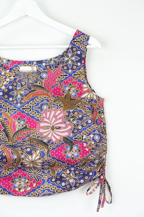 S-M-side-ruched-drawsting-batik-top107