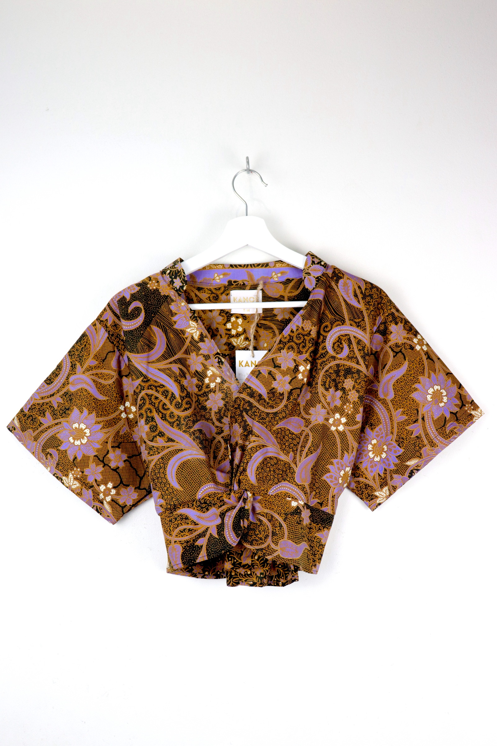 Twisted Front Mandarin Top - Elven Oracles