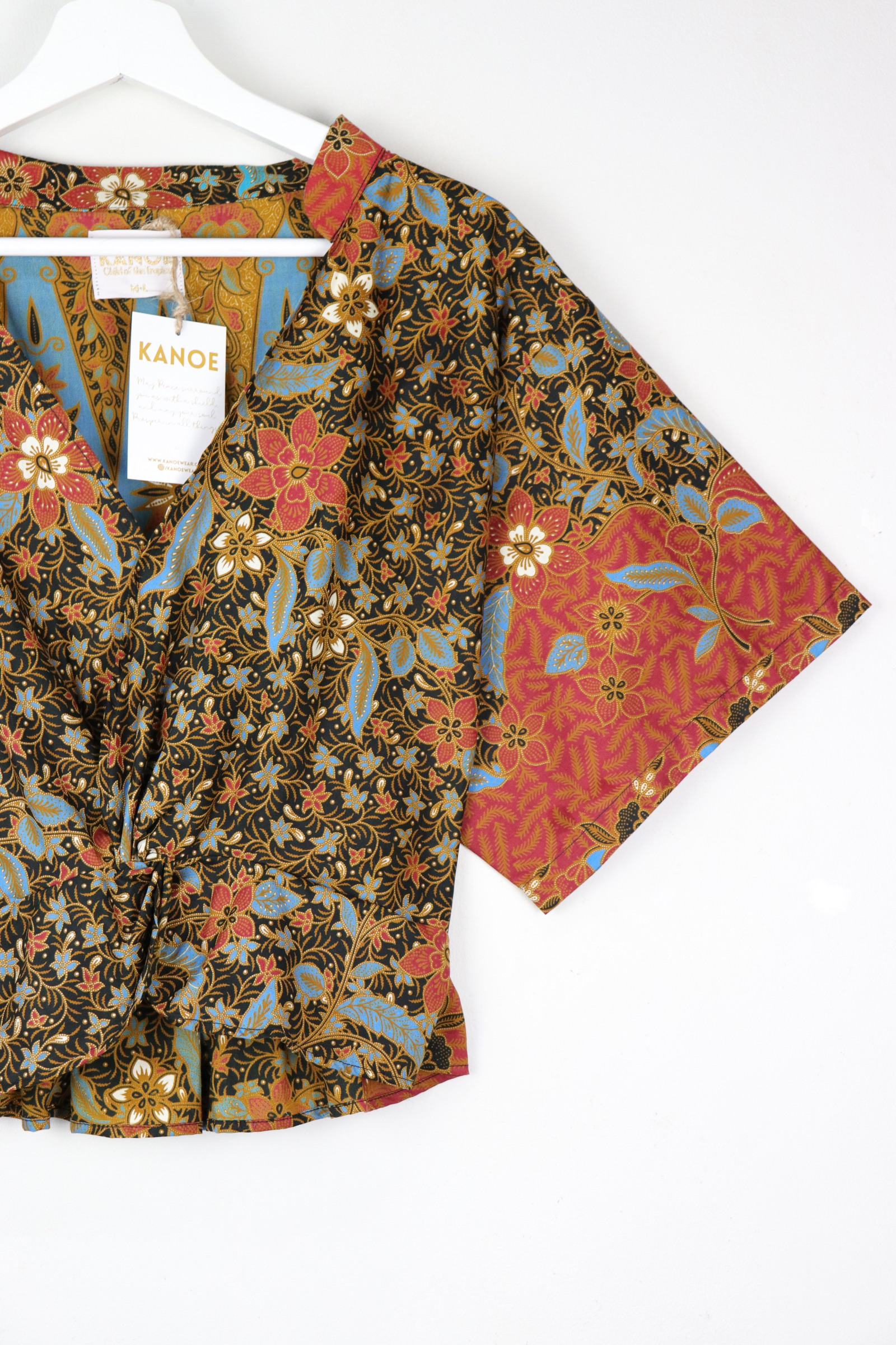 Twisted Front Mandarin Top - Fae Folklore