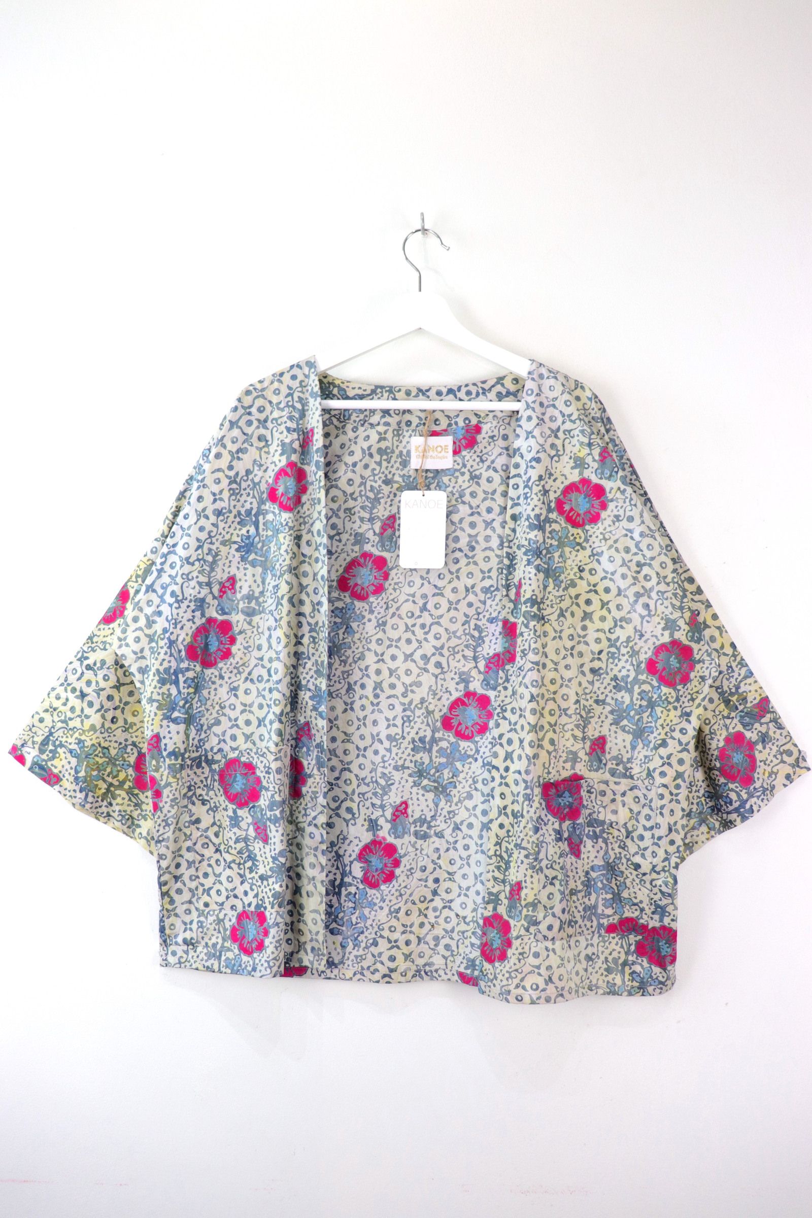 Handmade Batik Kimono Basic - Yubari Waters