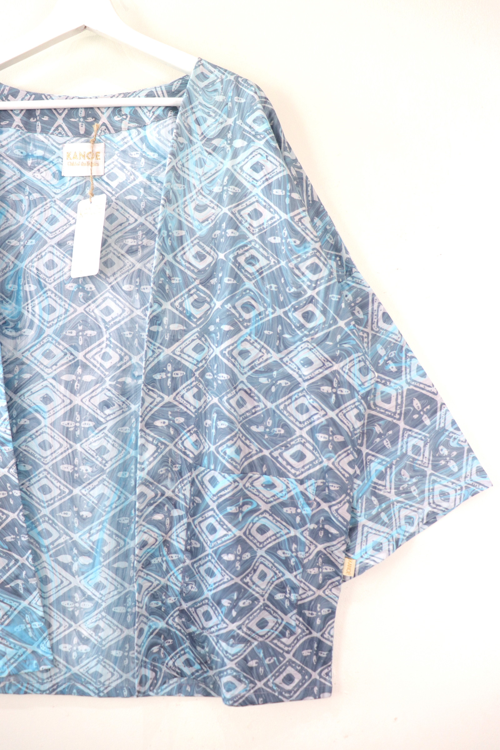 Handmade Batik Kimono Basic - Kitakami Rapids