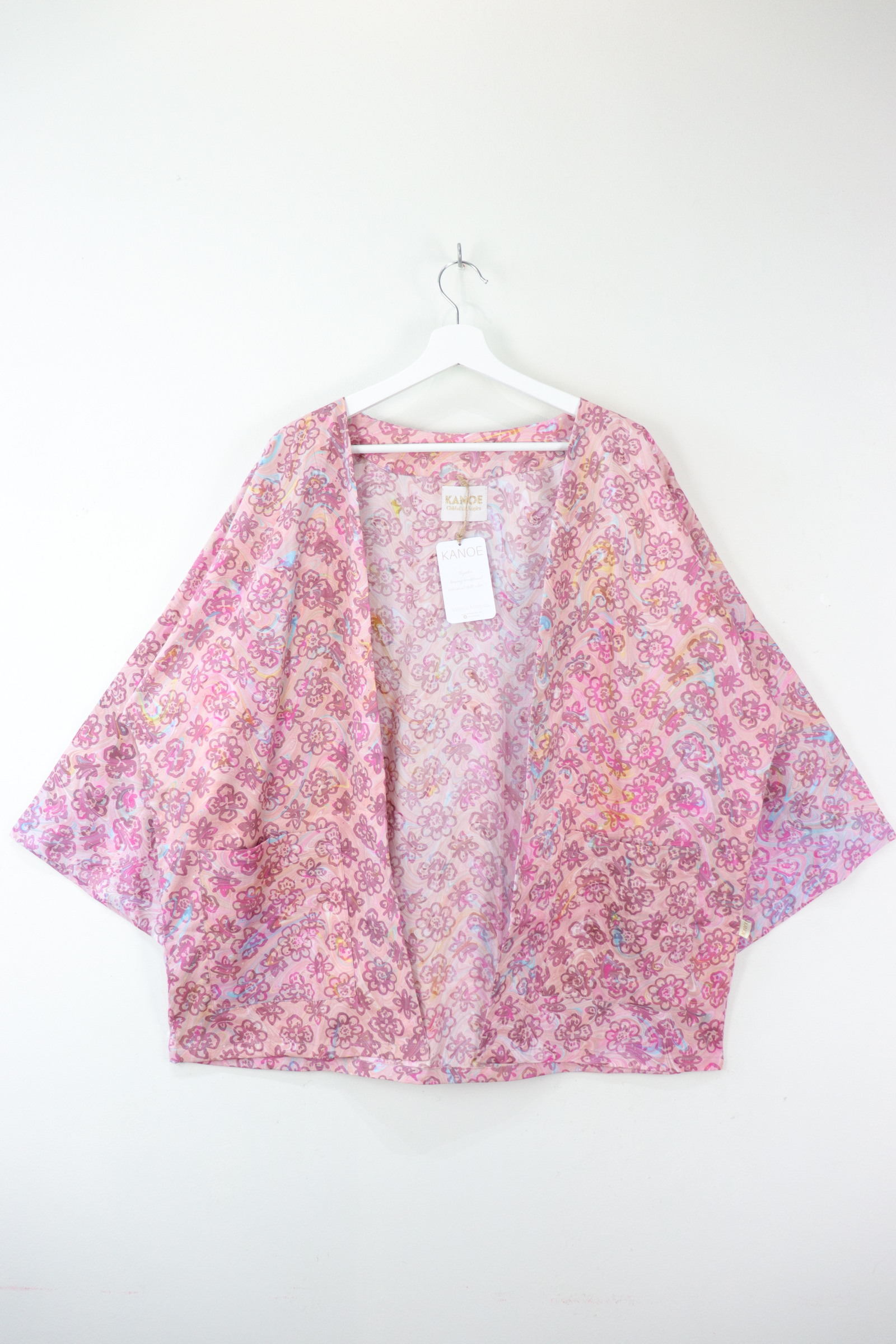  Handmade Batik Kimono Basic - Ishikari Petals