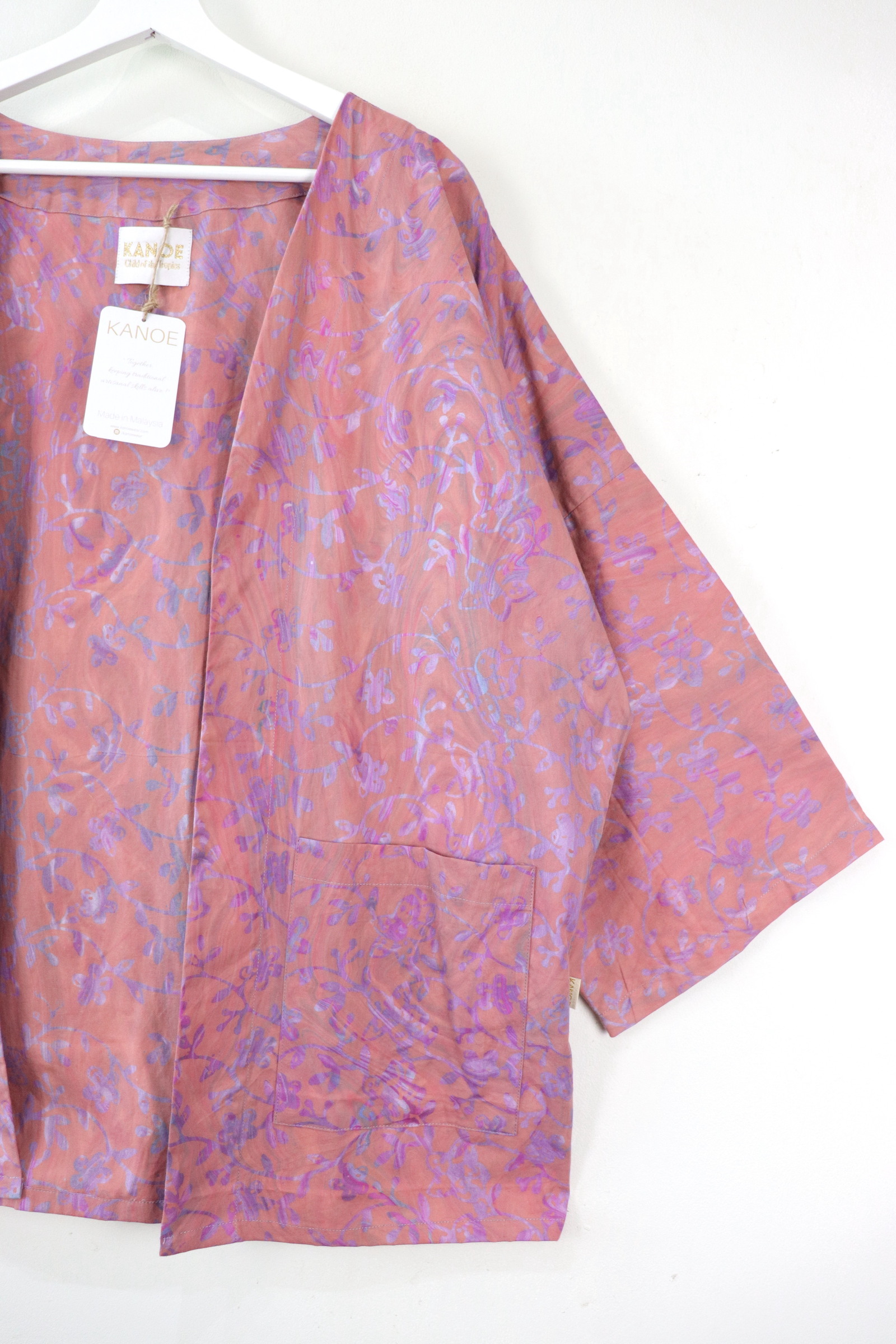 Handmade Batik Kimono Basic - Sumida Sunset