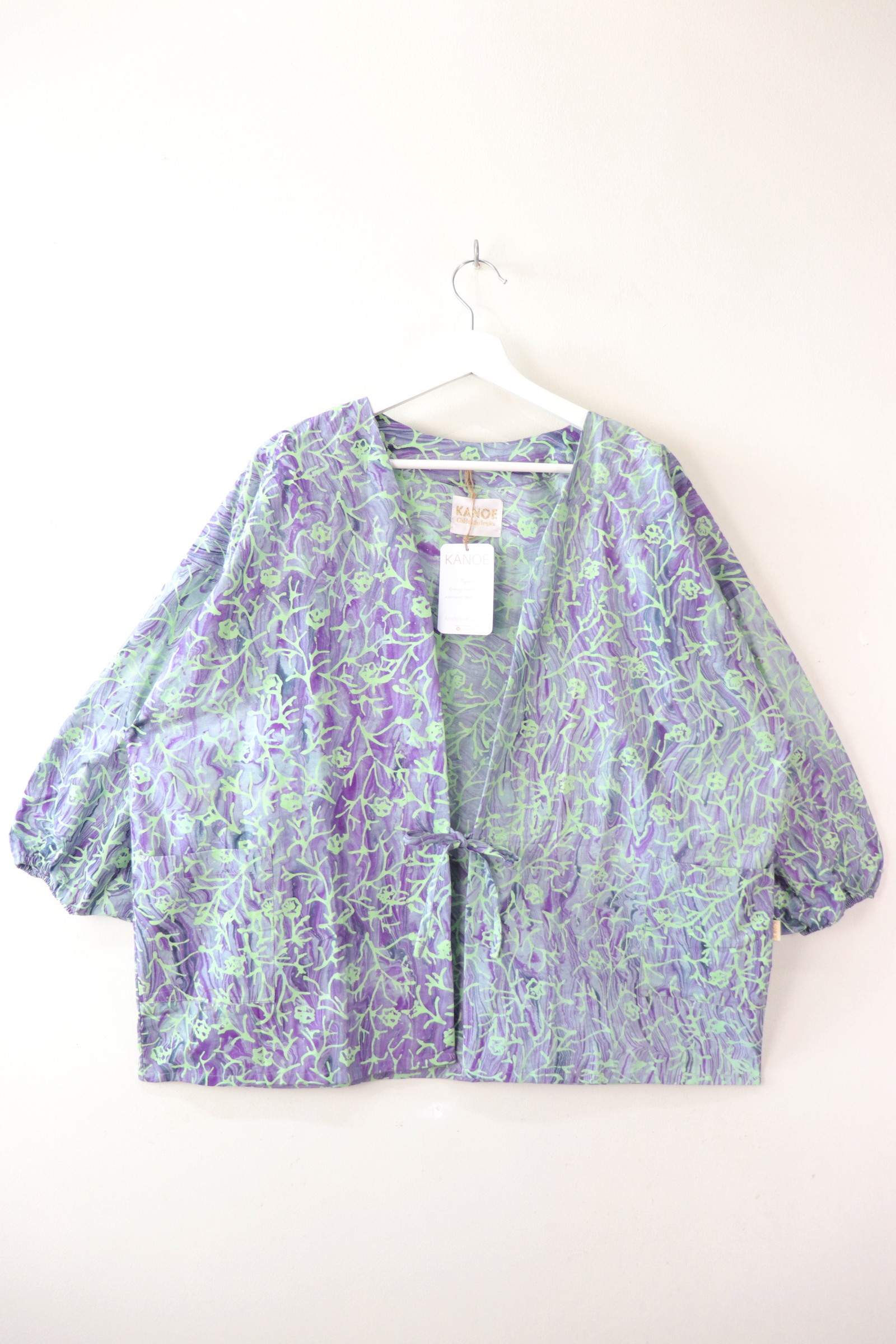 Handmade Batik Kimono Signature - Shikiu Ripples 