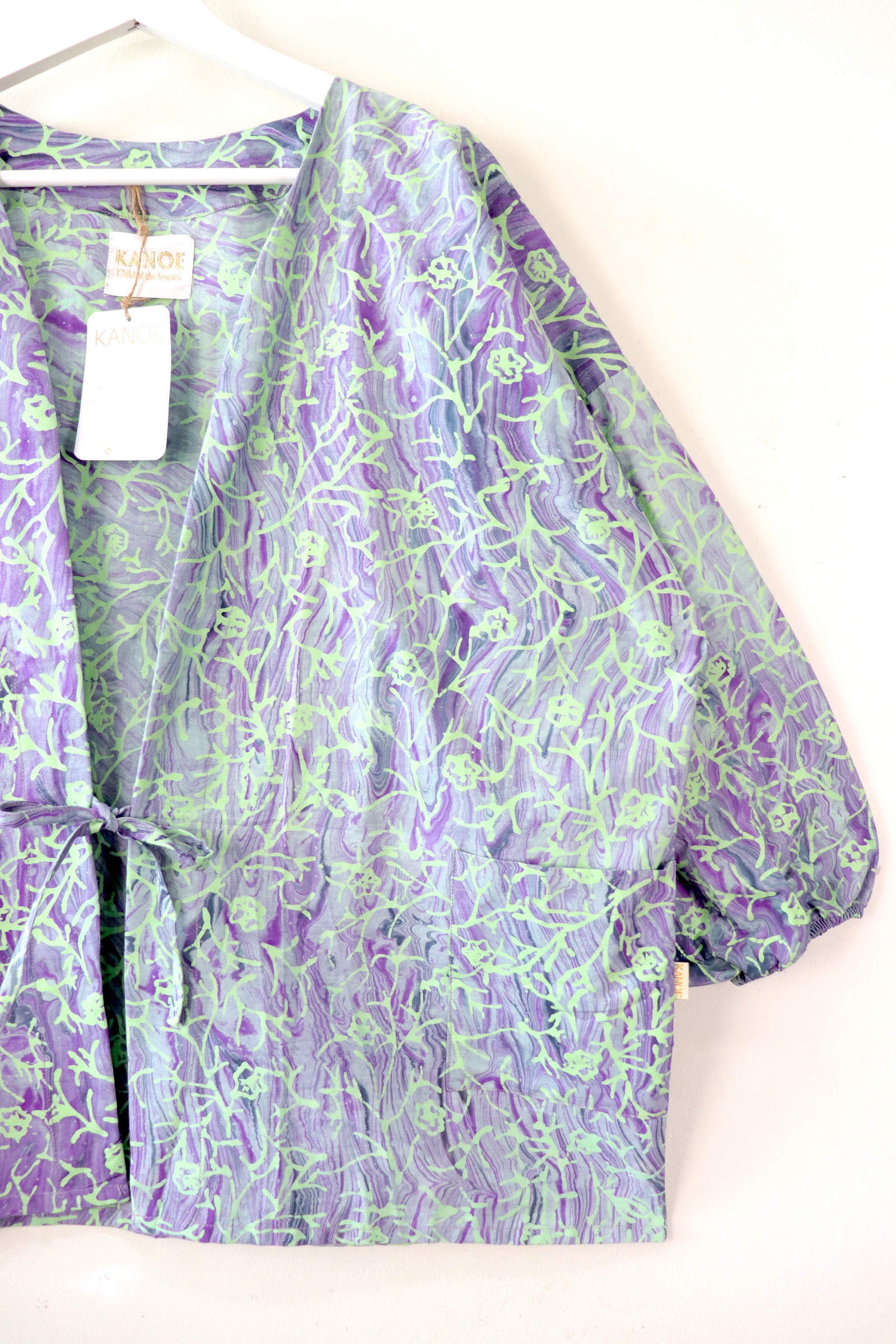 Handmade Batik Kimono Signature - Shikiu Ripples 