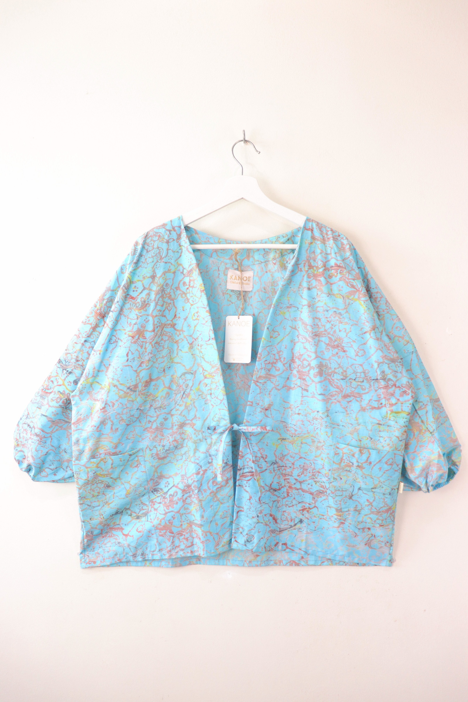 Handmade Batik Kimono Signature - Niyodo Blue
