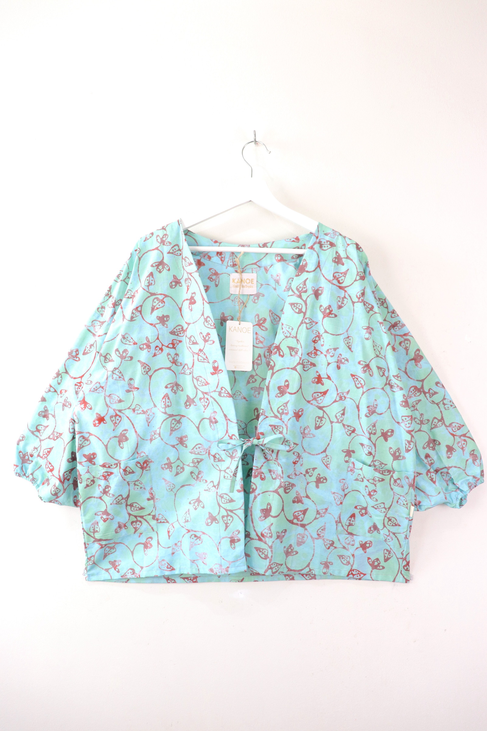 Handmade Batik Kimono Signature - Shallows of Oirase 