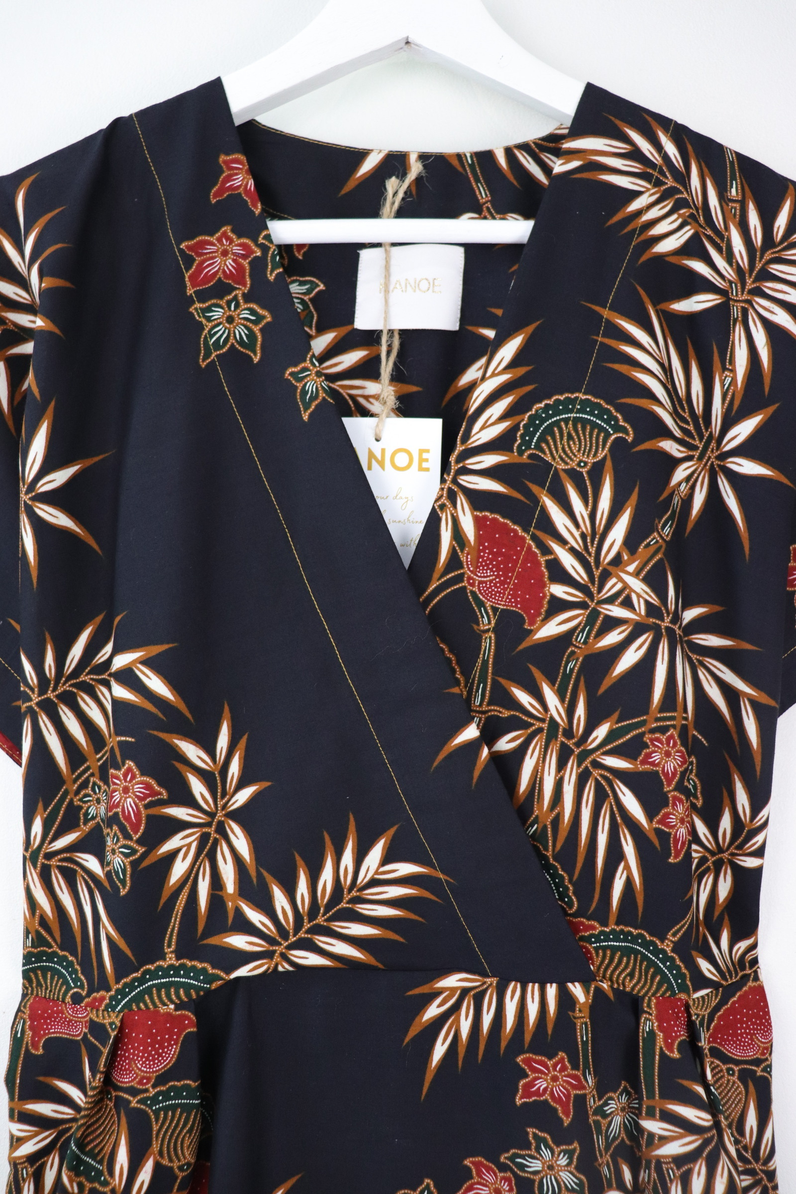 Kimono Wrap Dress [ Short ] - Bamboo Kaen