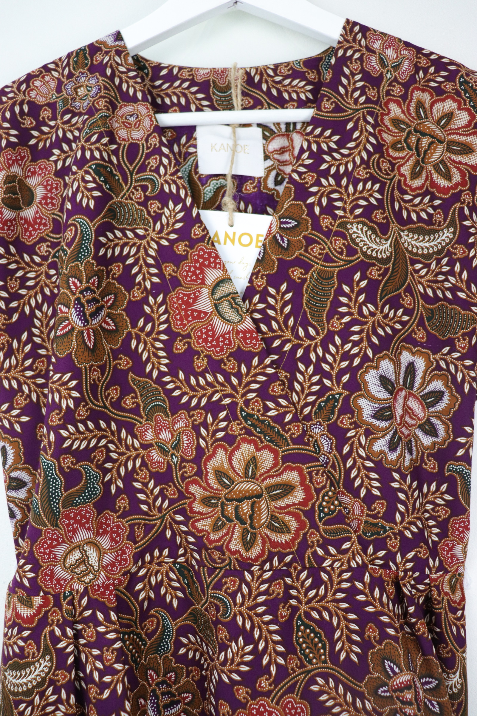 Kimono Wrap Dress [ Short ] - Kaiya Orchid