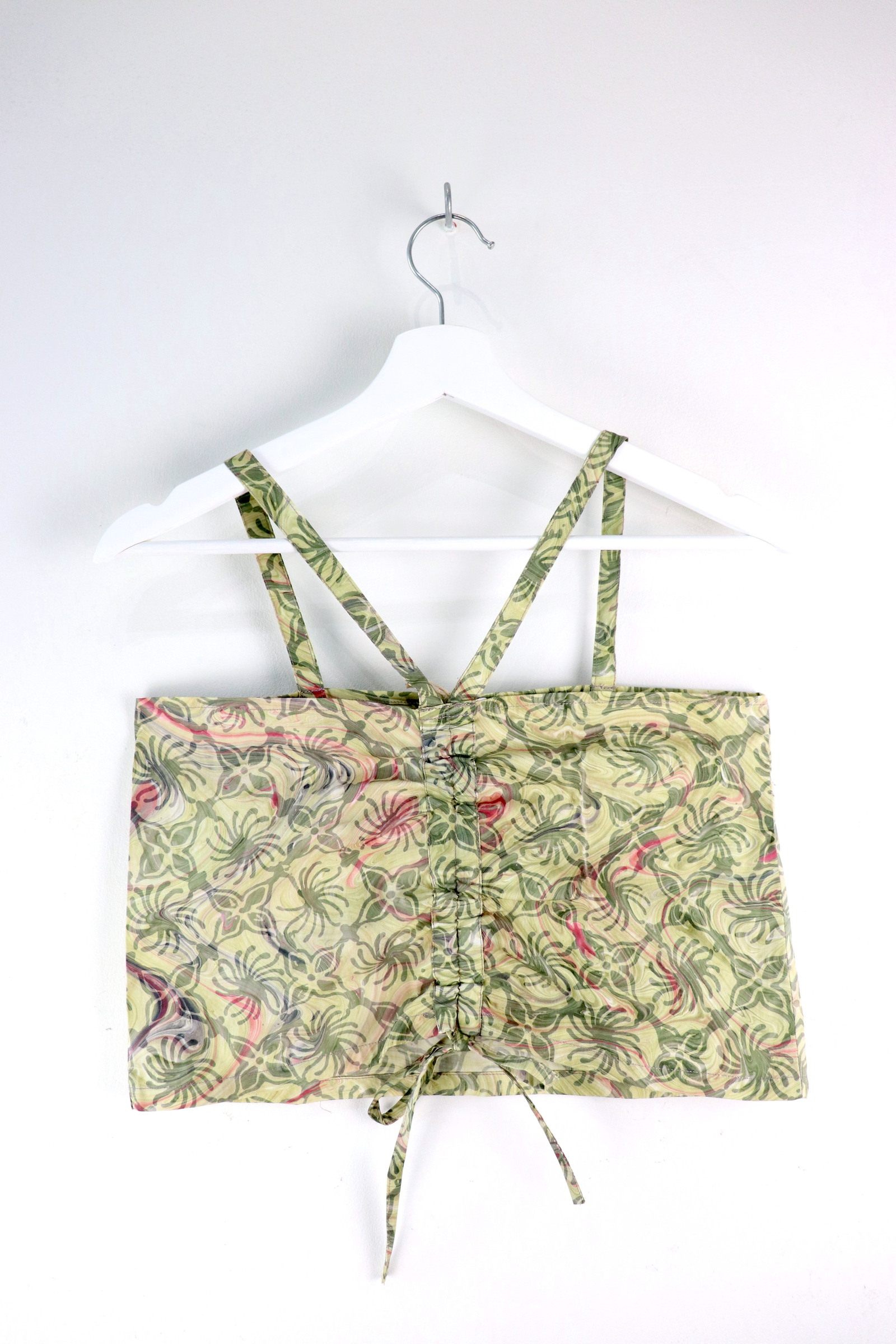 Mini Pull Batik Top - Emerald Swallowtail [ HandStamped ]