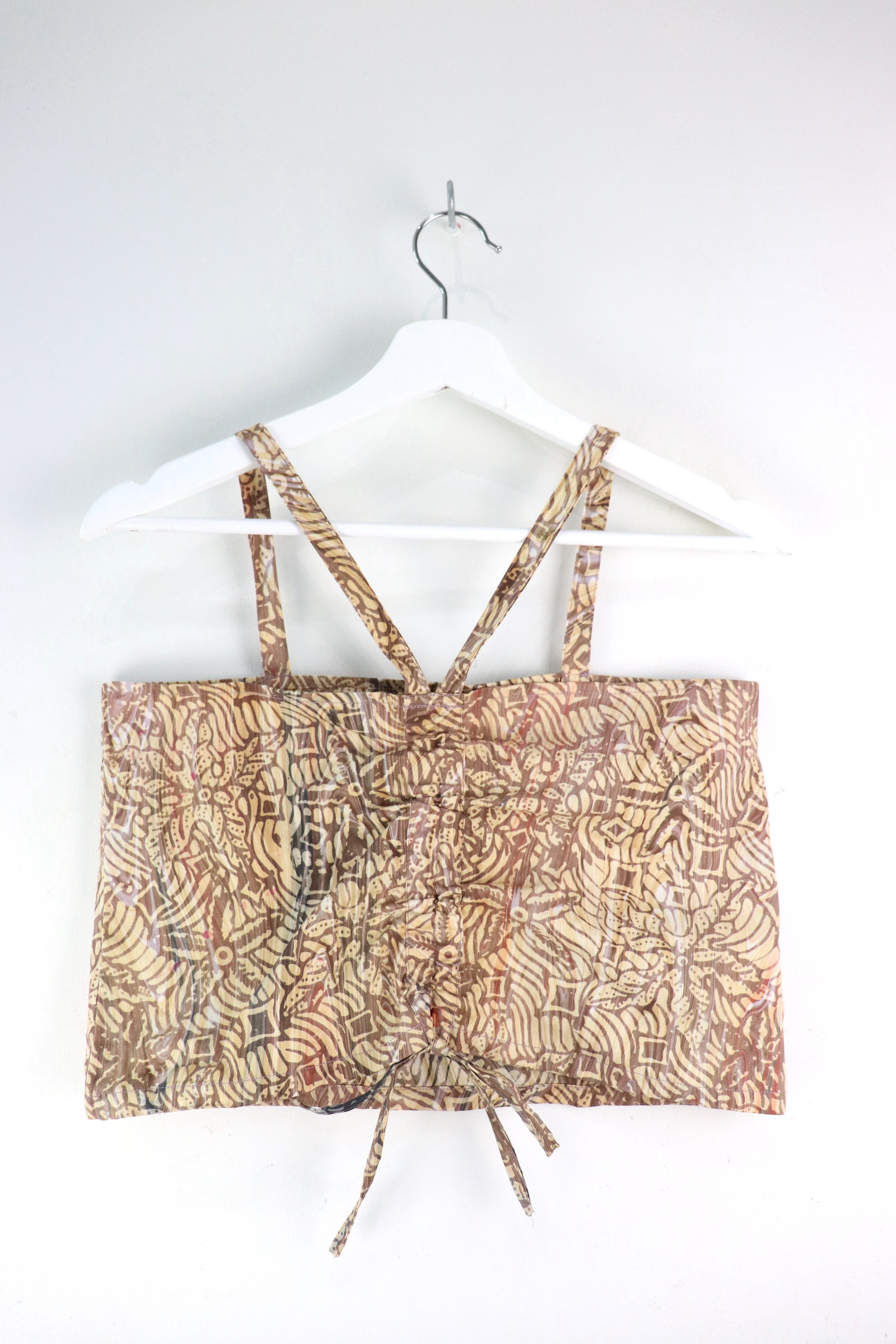 Mini Pull Batik Top - Meadow Brown [ HandStamped ]