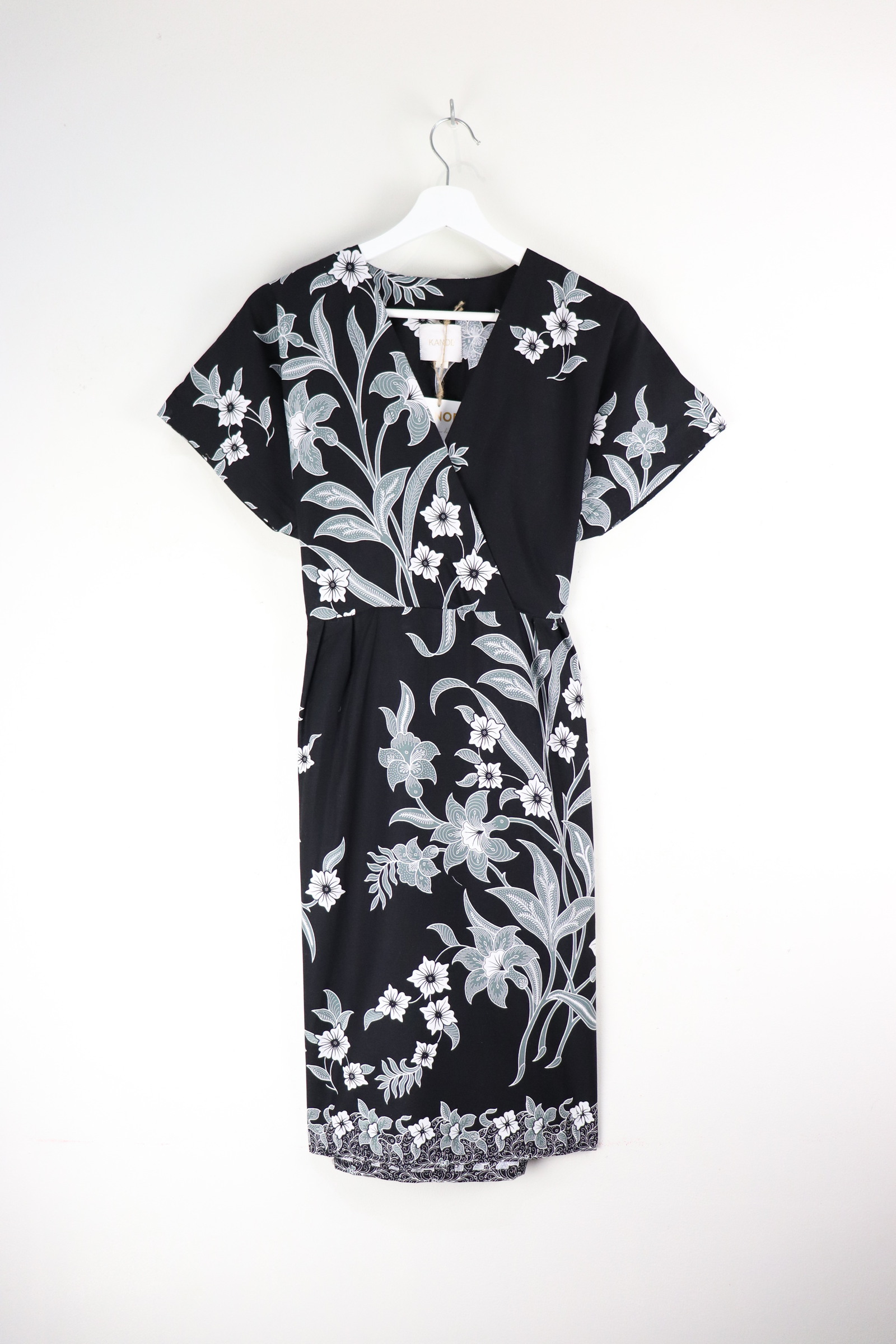 Kimono Wrap Dress - Shibuya Nights [ Smaller Freesize ]