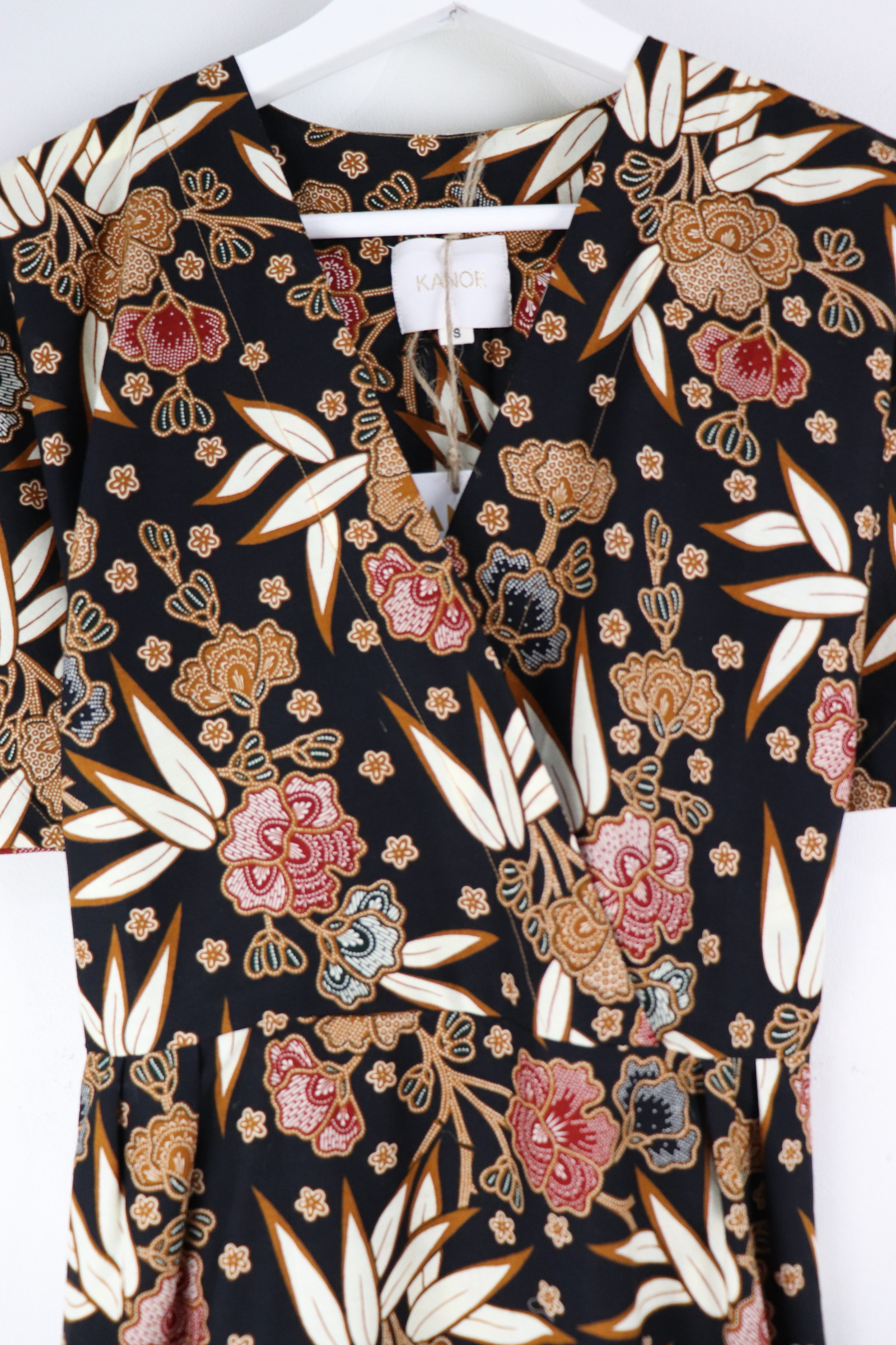 Kimono Wrap Dress - Arashiyama's Groves [ Smaller Freesize ]