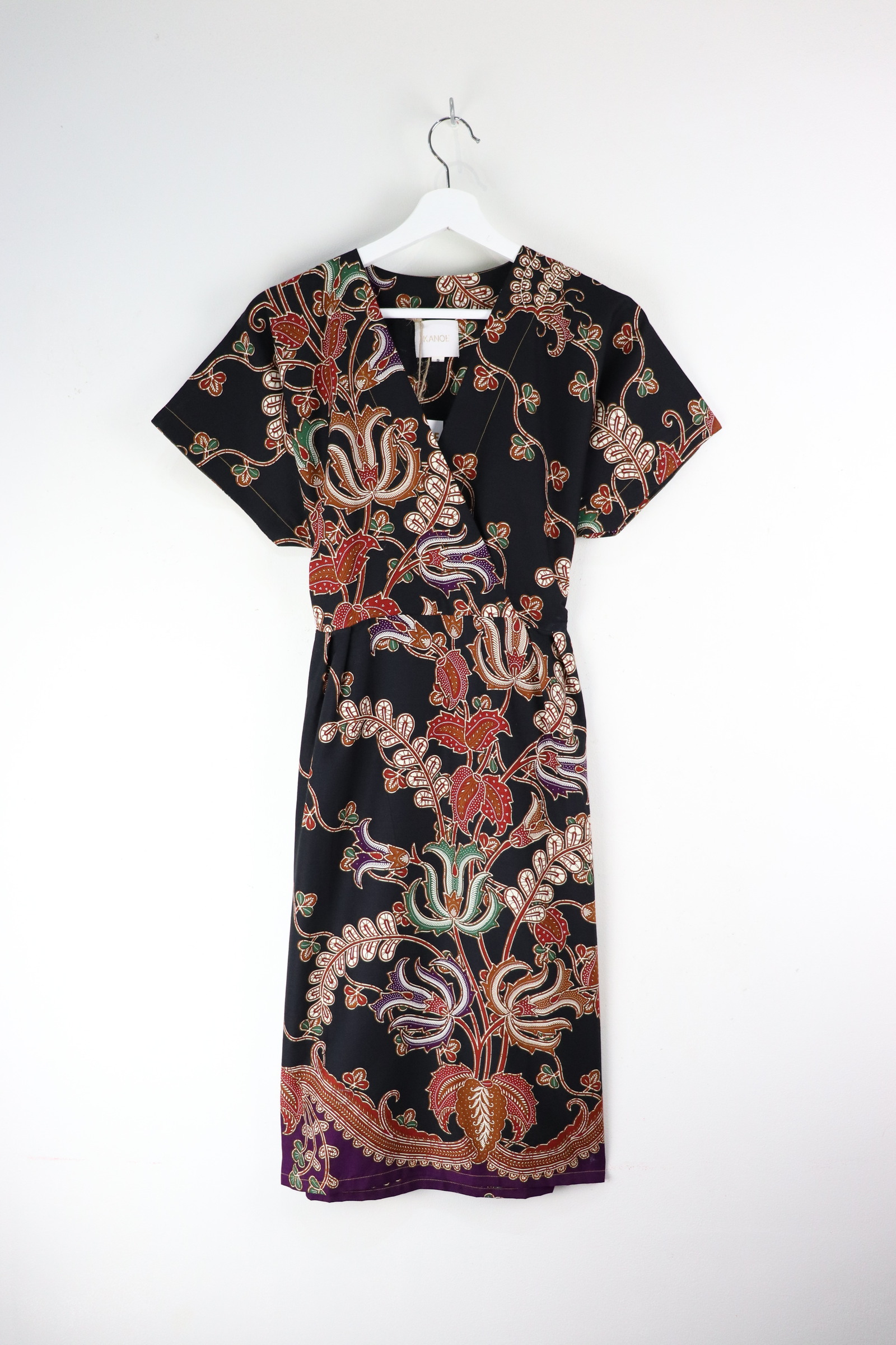 Kimono Wrap Dress - Isle Itsukushima [ Smaller Freesize ]