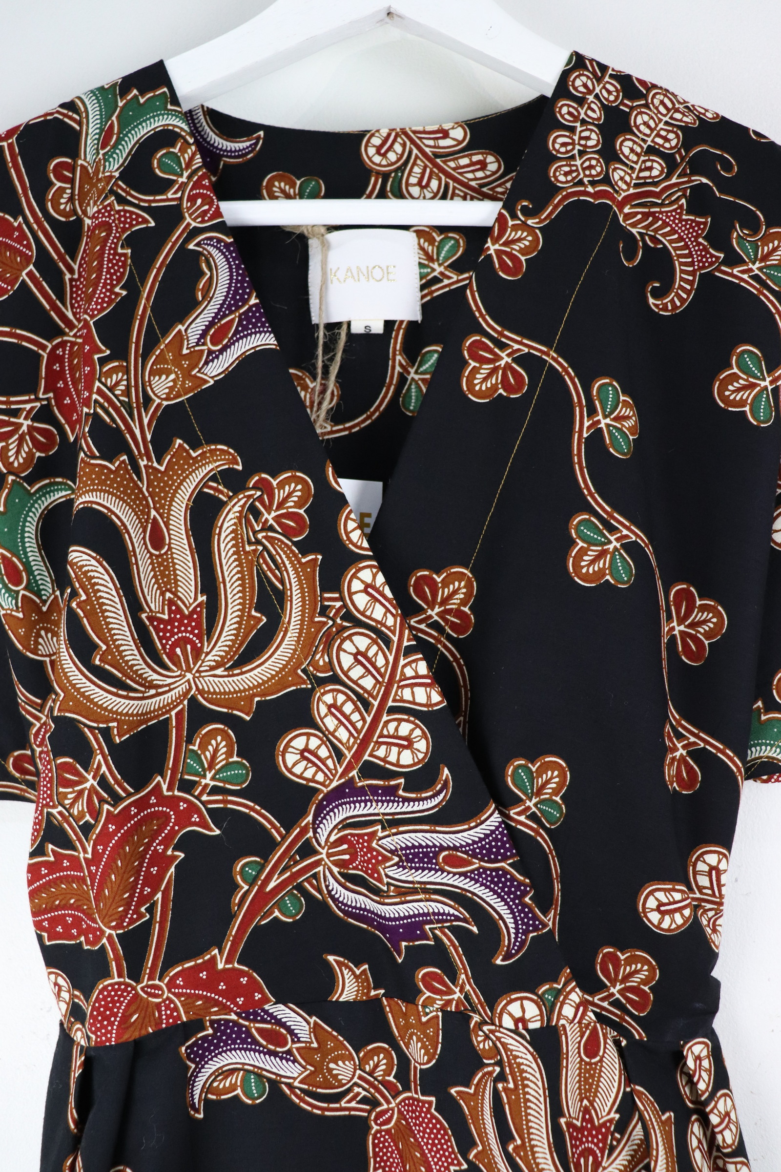 Kimono Wrap Dress - Isle Itsukushima [ Smaller Freesize ]