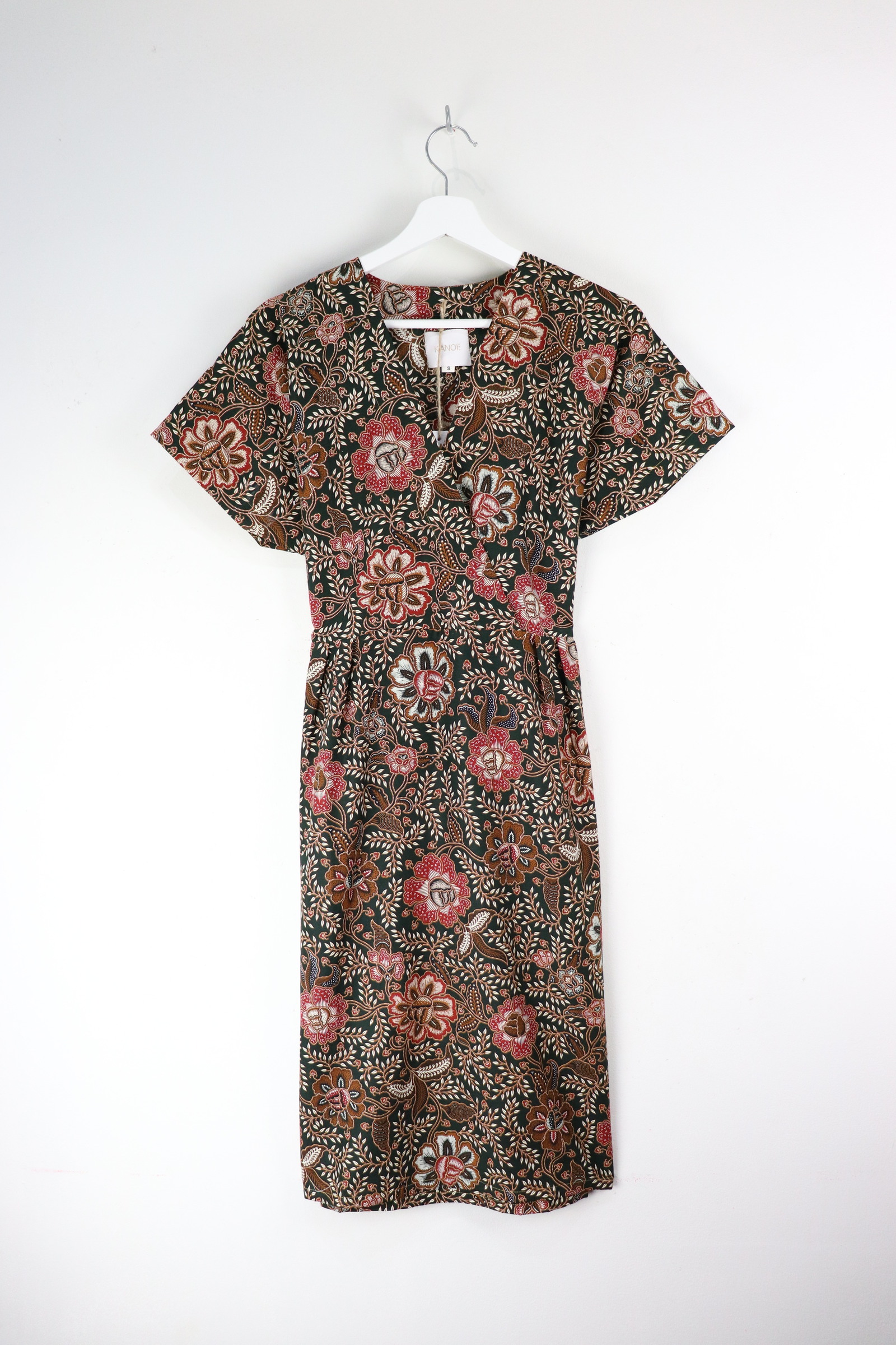 Kimono Wrap Dress - Hakone Park [ Smaller Freesize ]
