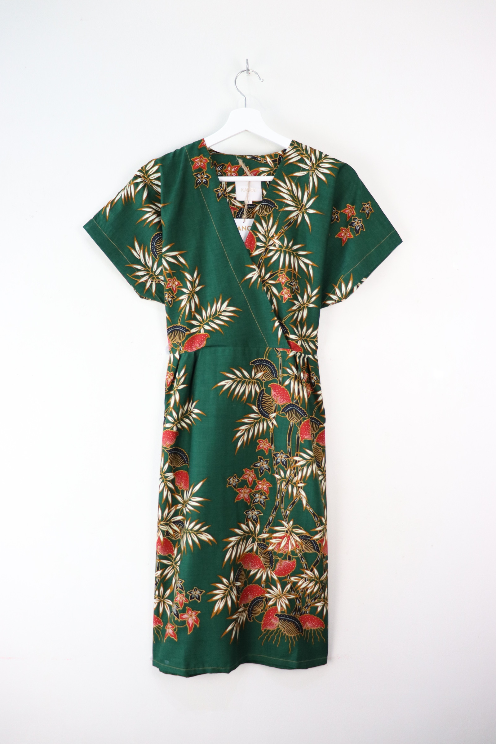 Kimono Wrap Dress - Kenrokuen Gardens [ Smaller Freesize ]