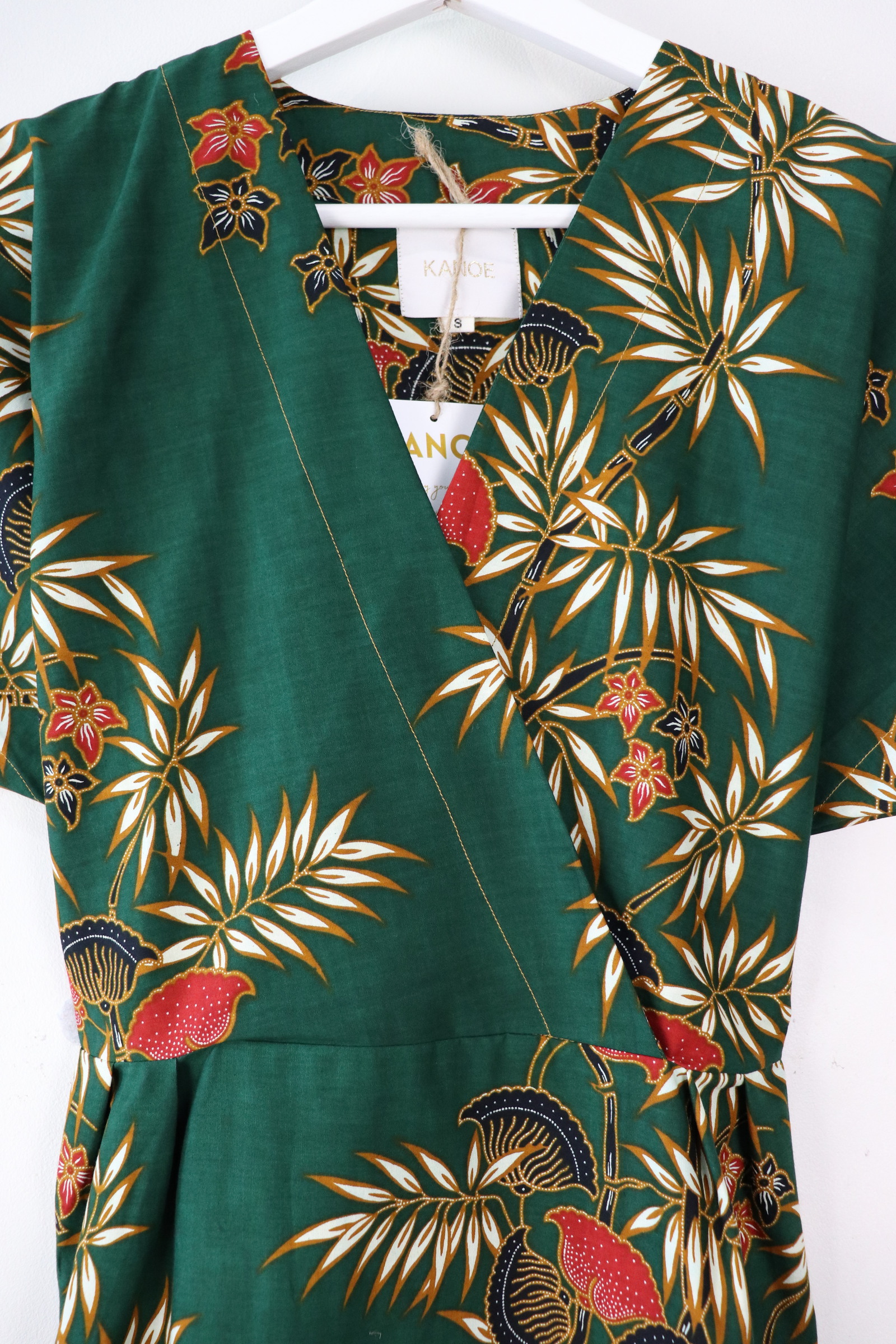 Kimono Wrap Dress - Kenrokuen Gardens [ Smaller Freesize ]