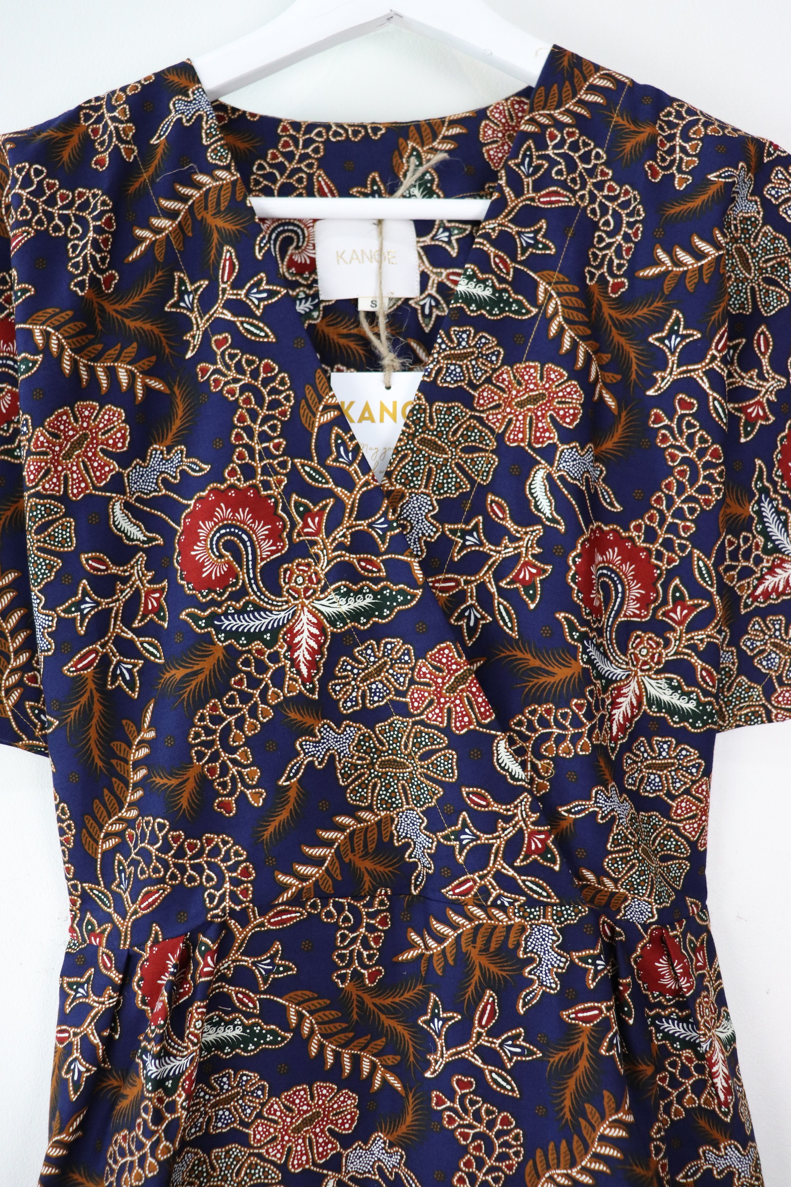 Kimono Wrap Dress - Atsuta Shine [ Smaller Freesize ]