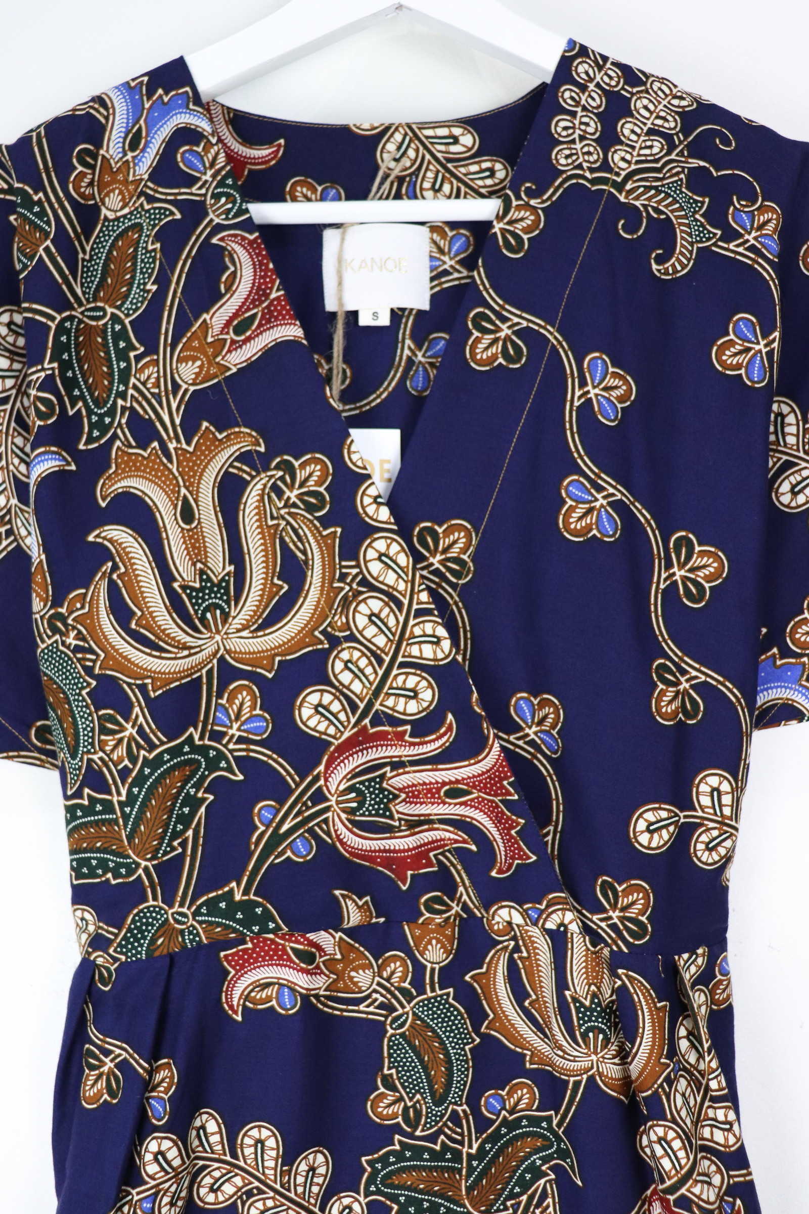 Kimono Wrap Dress - Nagoya Waters [ Smaller Freesize ]