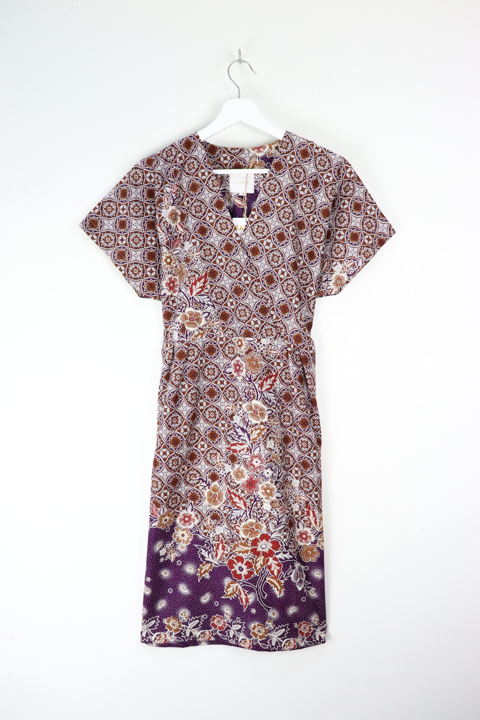 Kimono Wrap Dress - Nagano Dawning [ Smaller Freesize ]