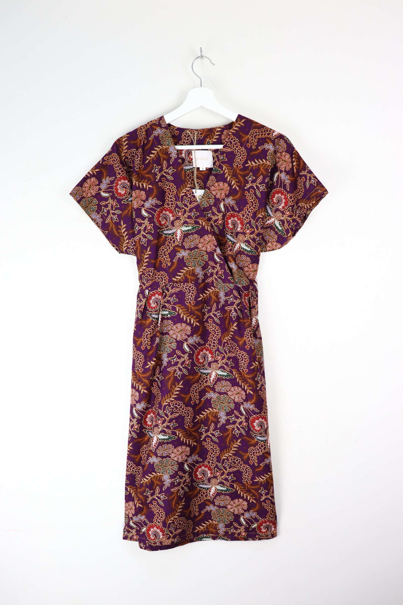 Kimono Wrap Dress - Asagao Mornings [ Smaller Freesize ]