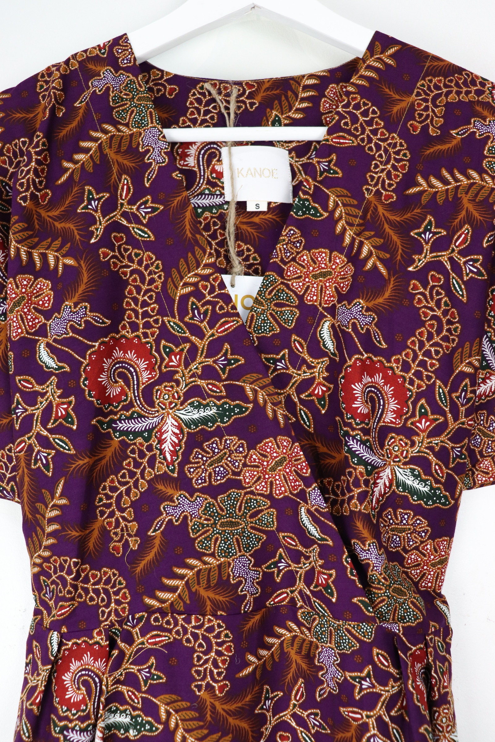 Kimono Wrap Dress - Asagao Mornings [ Smaller Freesize ]