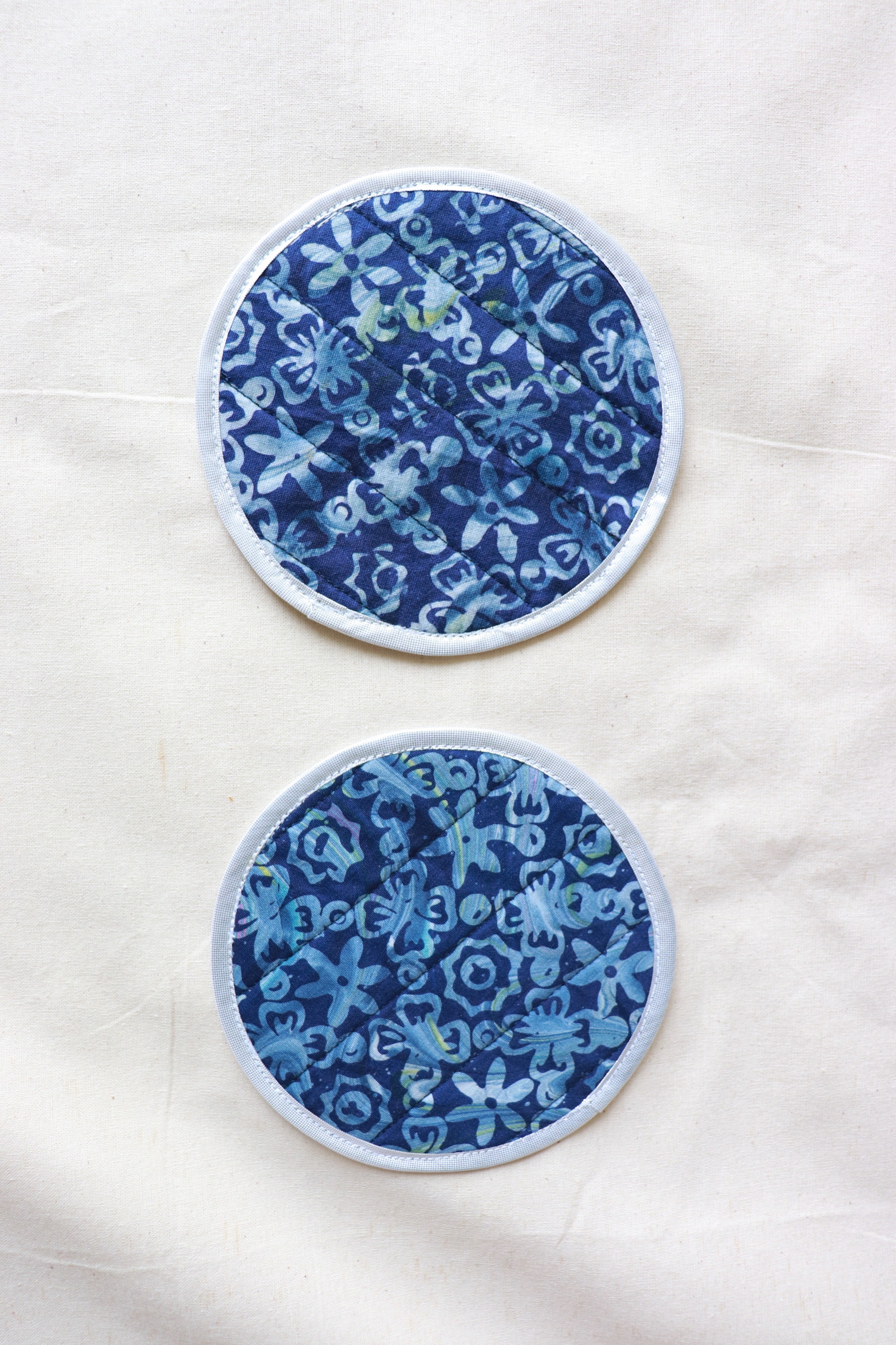 Batik Coaster - Black Coffee ( Set of 2 )