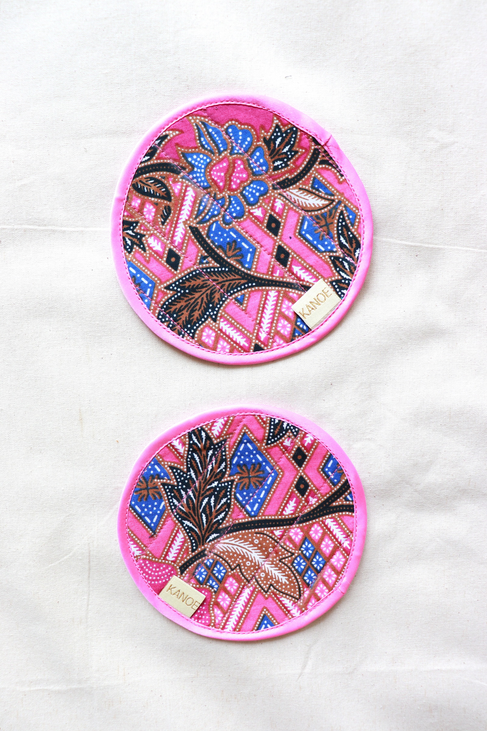 Batik Coaster - Malibu Cocktails ( Set of 2 )
