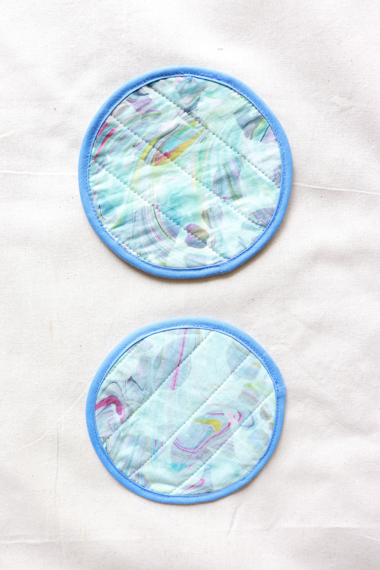 Batik Coaster - Soda Fountain ( Set of 2 )