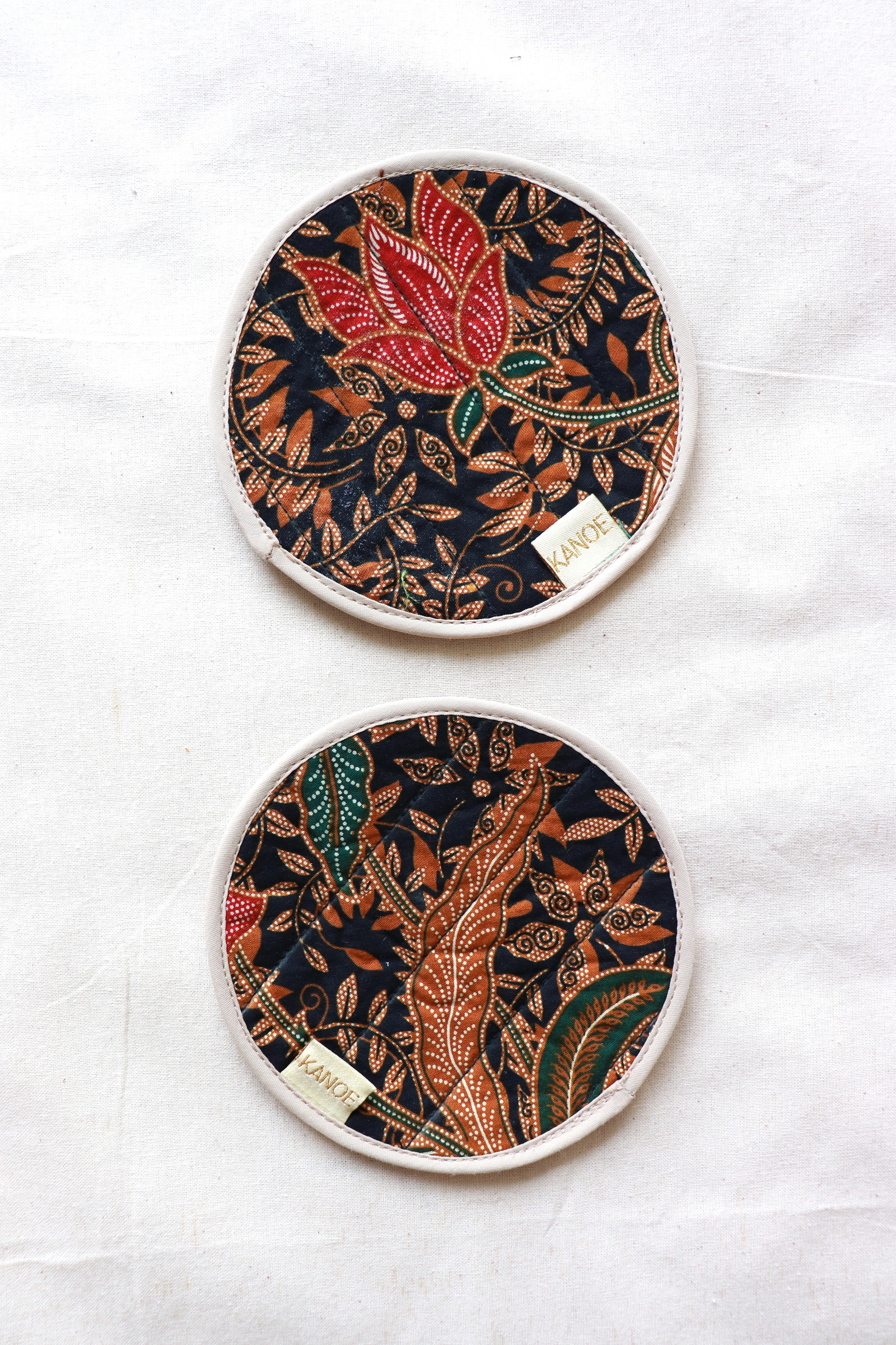 Batik Coaster - Favourite Mug ( Set of 2 )