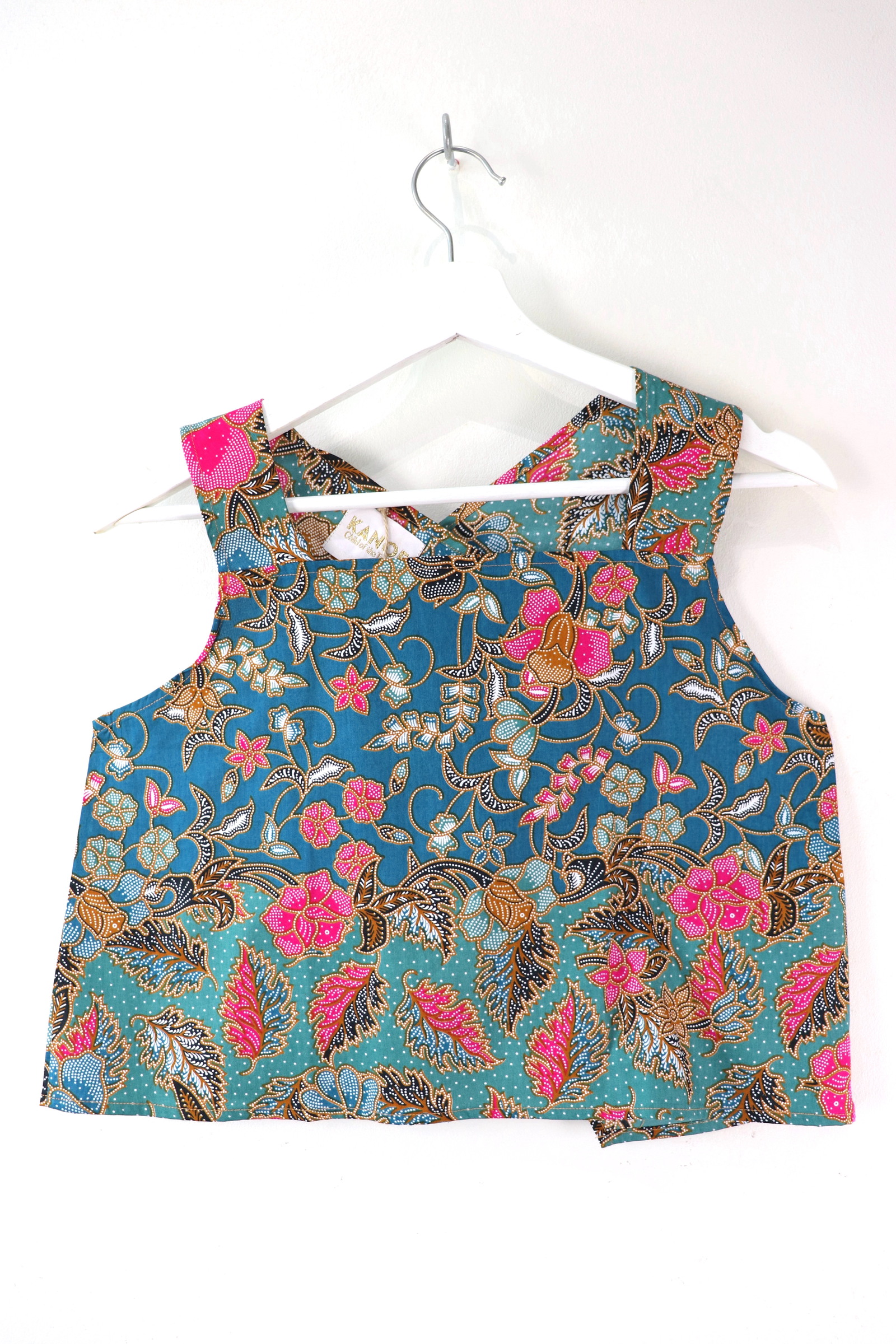 Square Napkin Batik Top - Exotic Ivy
