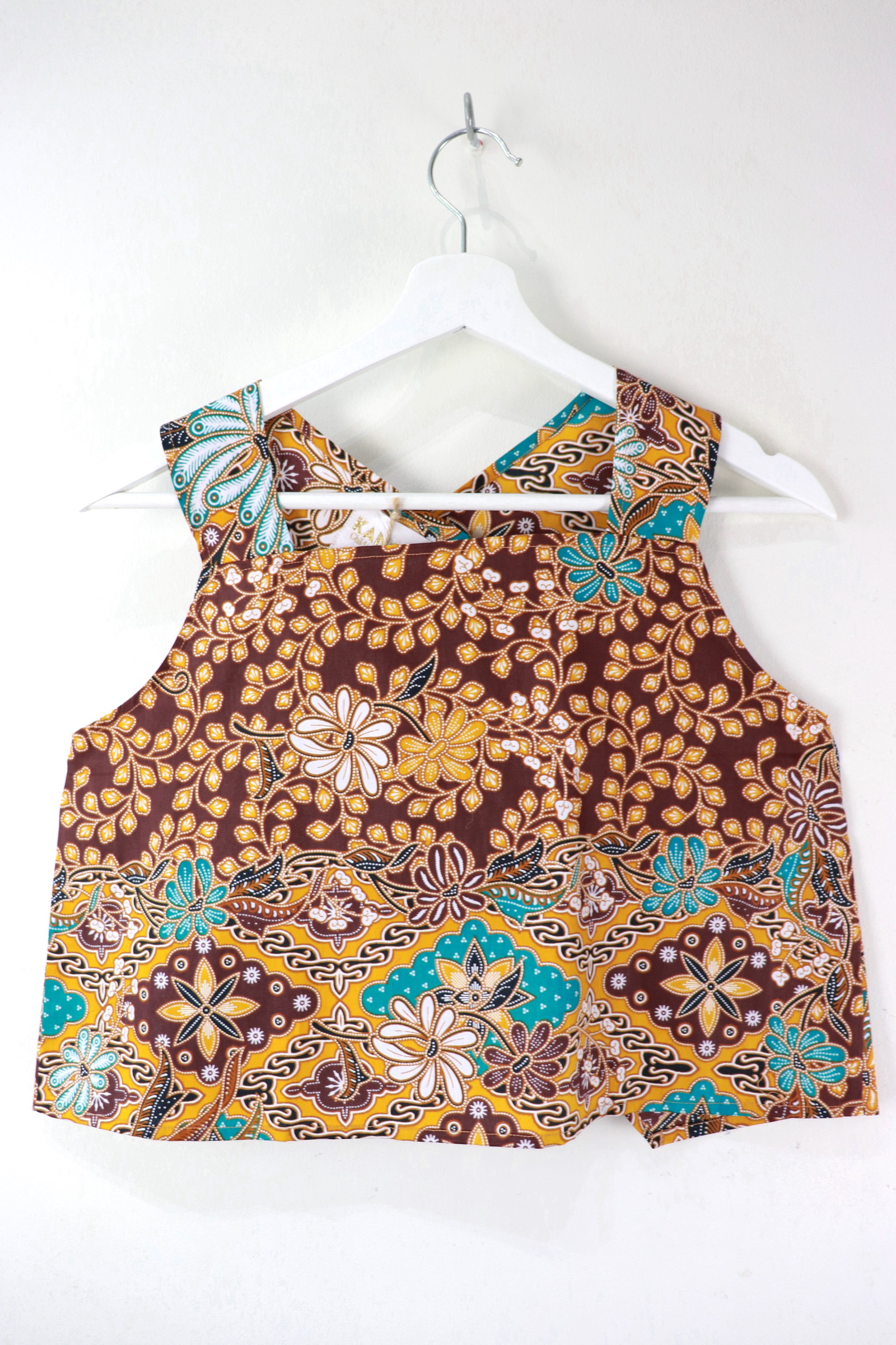 Square Napkin Batik Top - Honey Nettle
