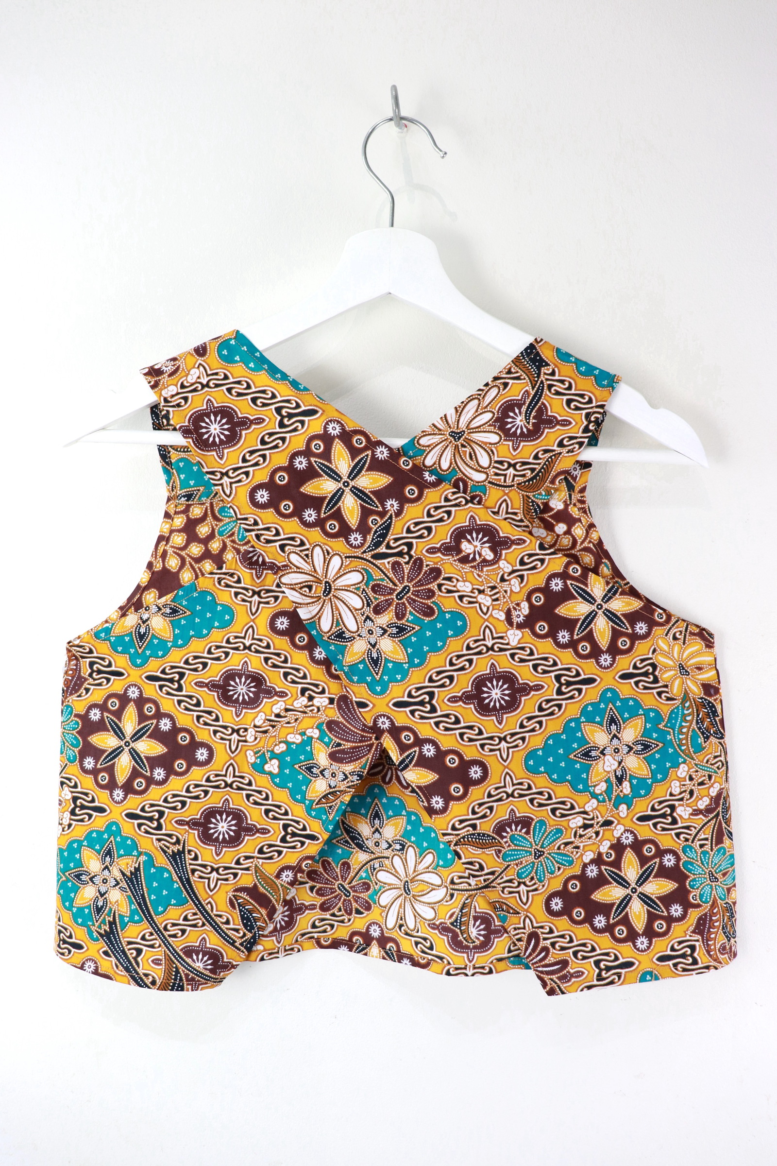 Square Napkin Batik Top - Honey Nettle