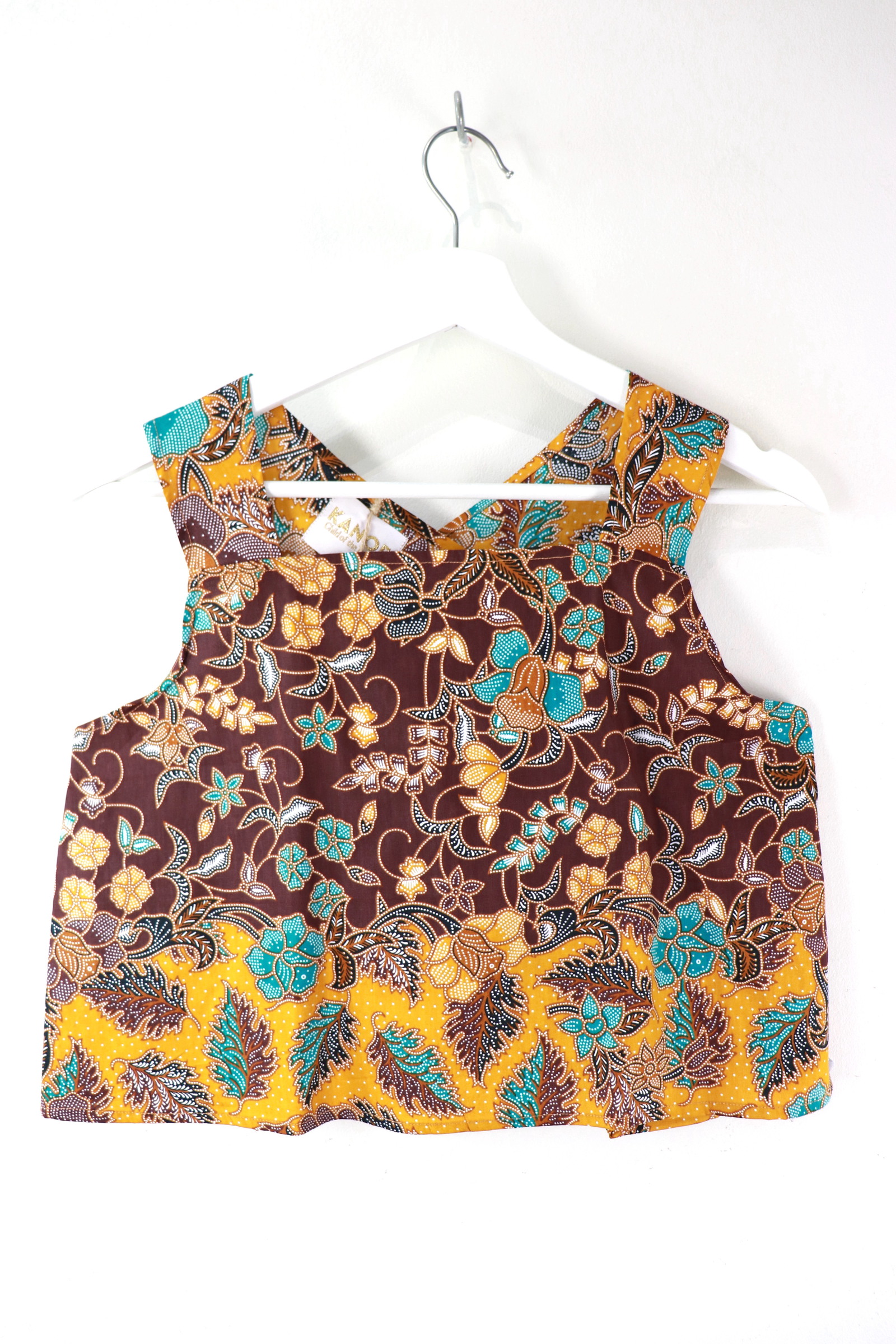 Square Napkin Batik Top - Forsythia Fields [ L ]