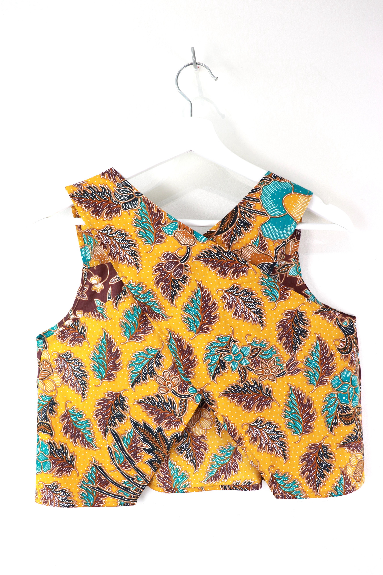 Square Napkin Batik Top - Forsythia Fields [ L ]