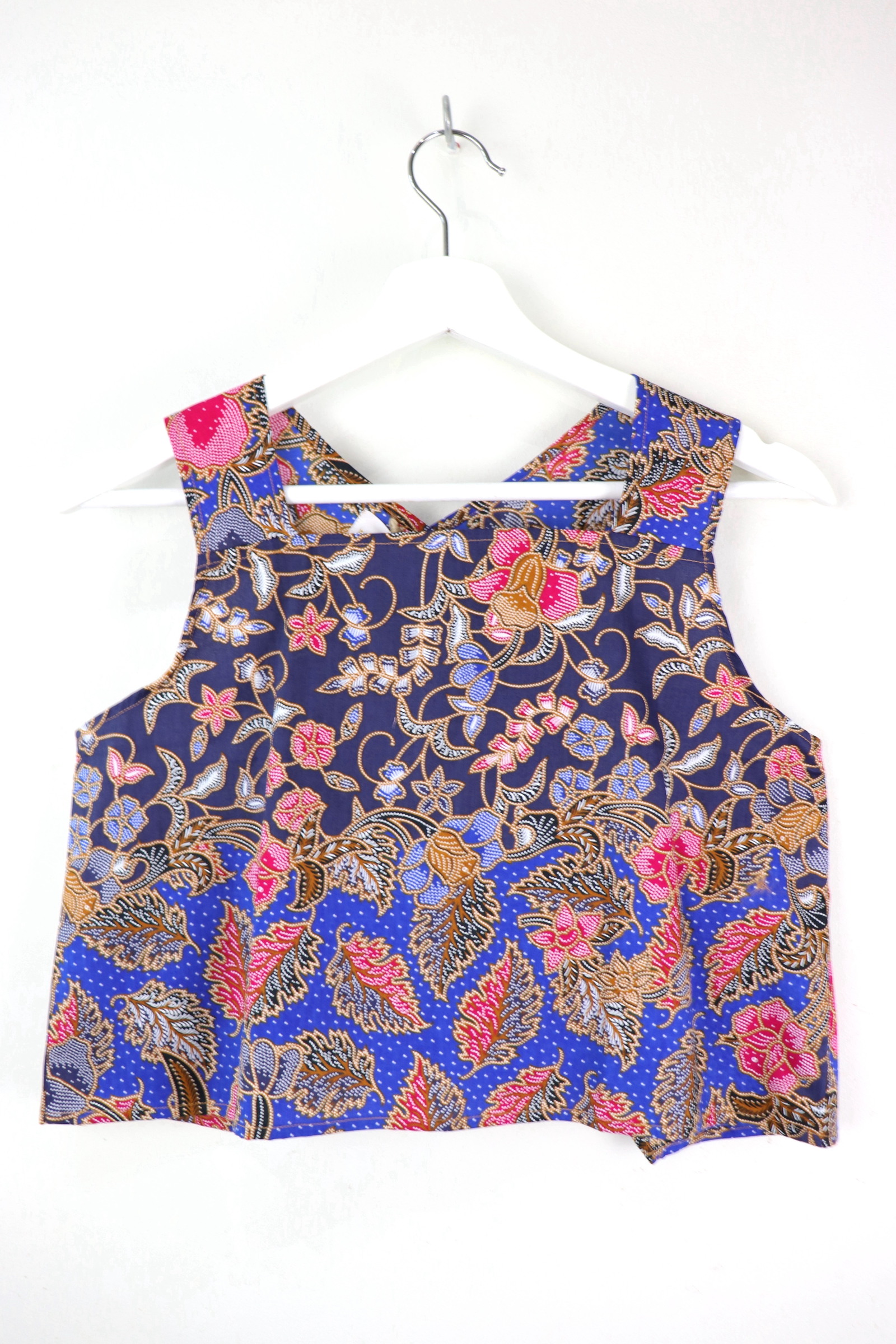 Square Napkin Batik Top - Blueberry Season