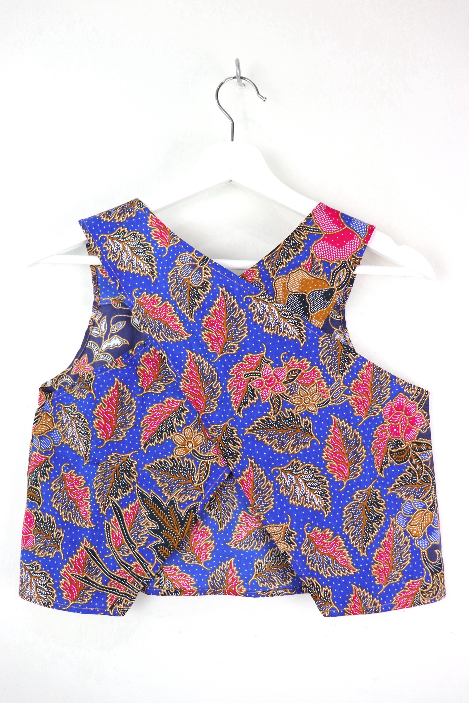 Square Napkin Batik Top - Blueberry Season