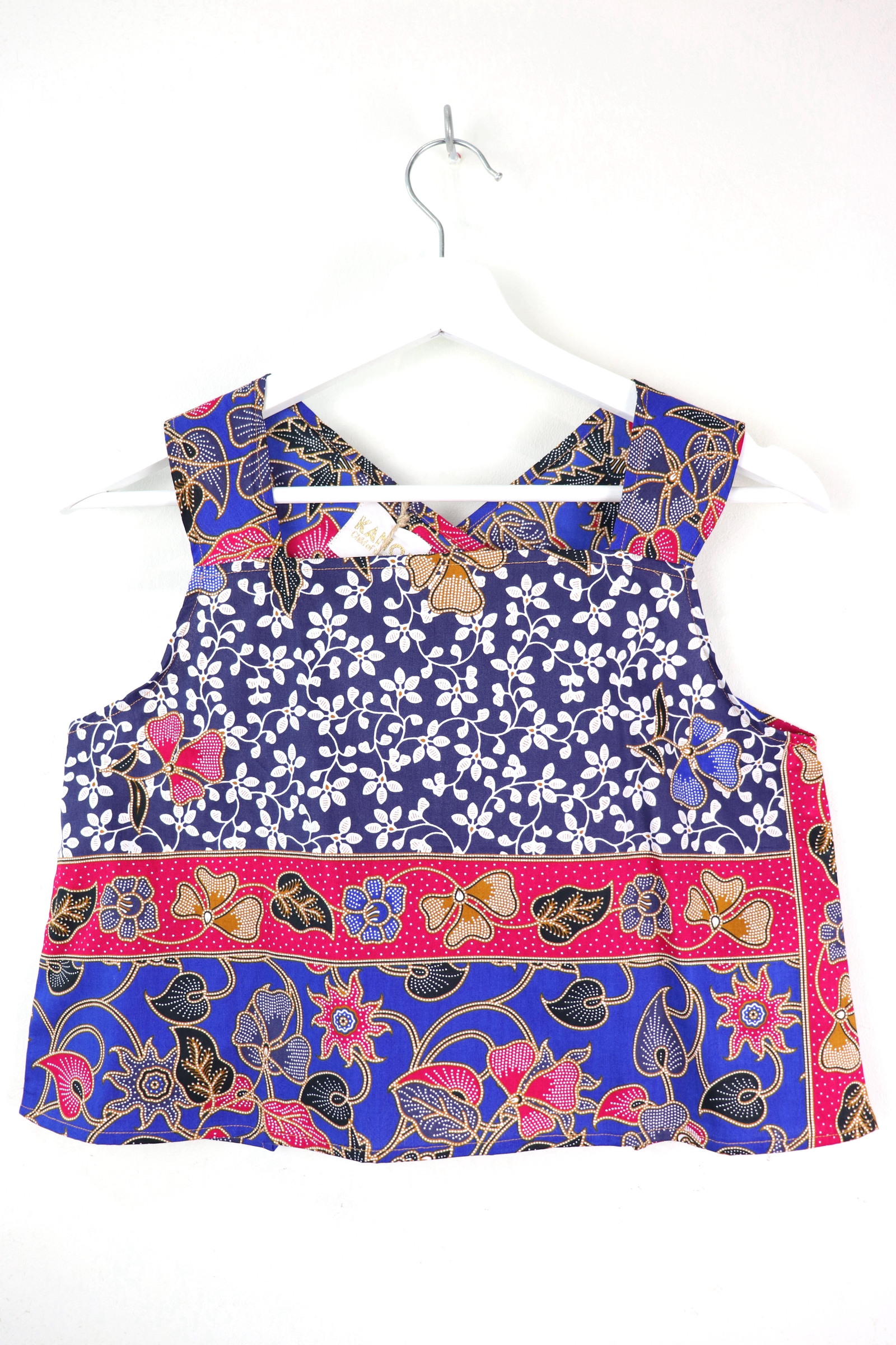 Square Napkin Batik Top - Tropical Azure [ L ]