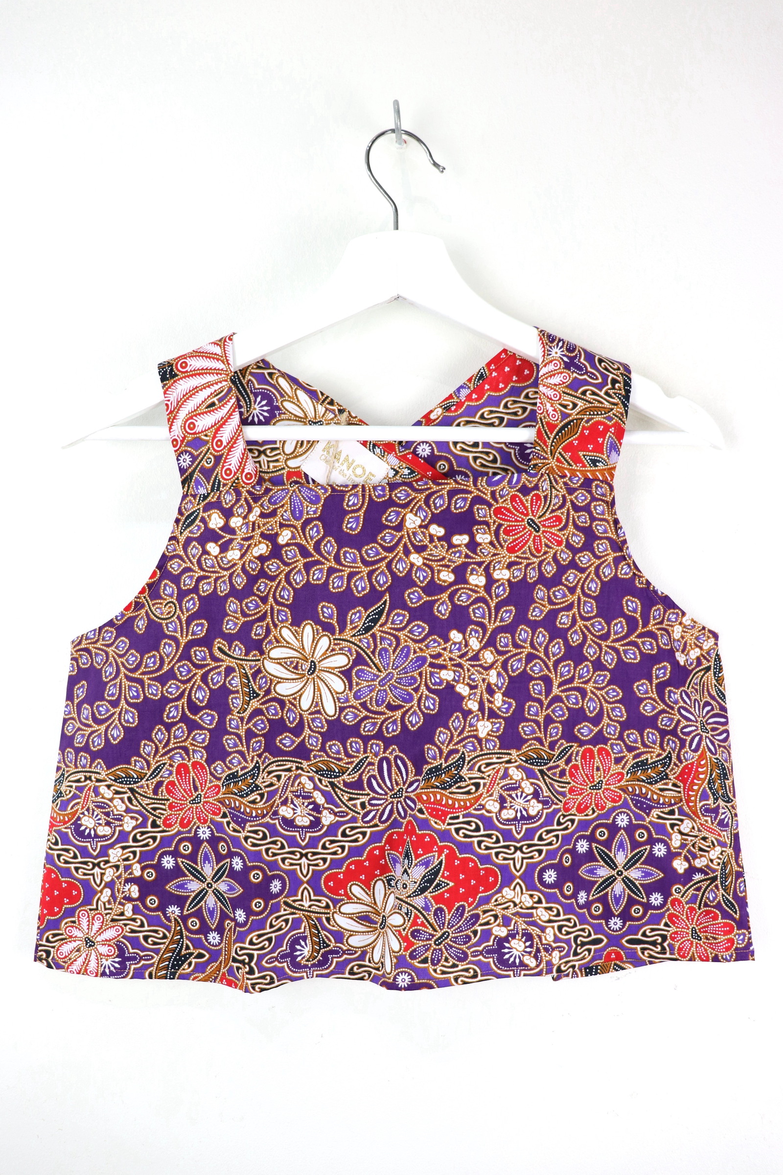 Square Napkin Batik Top - Mulberry Bushes [ L ]