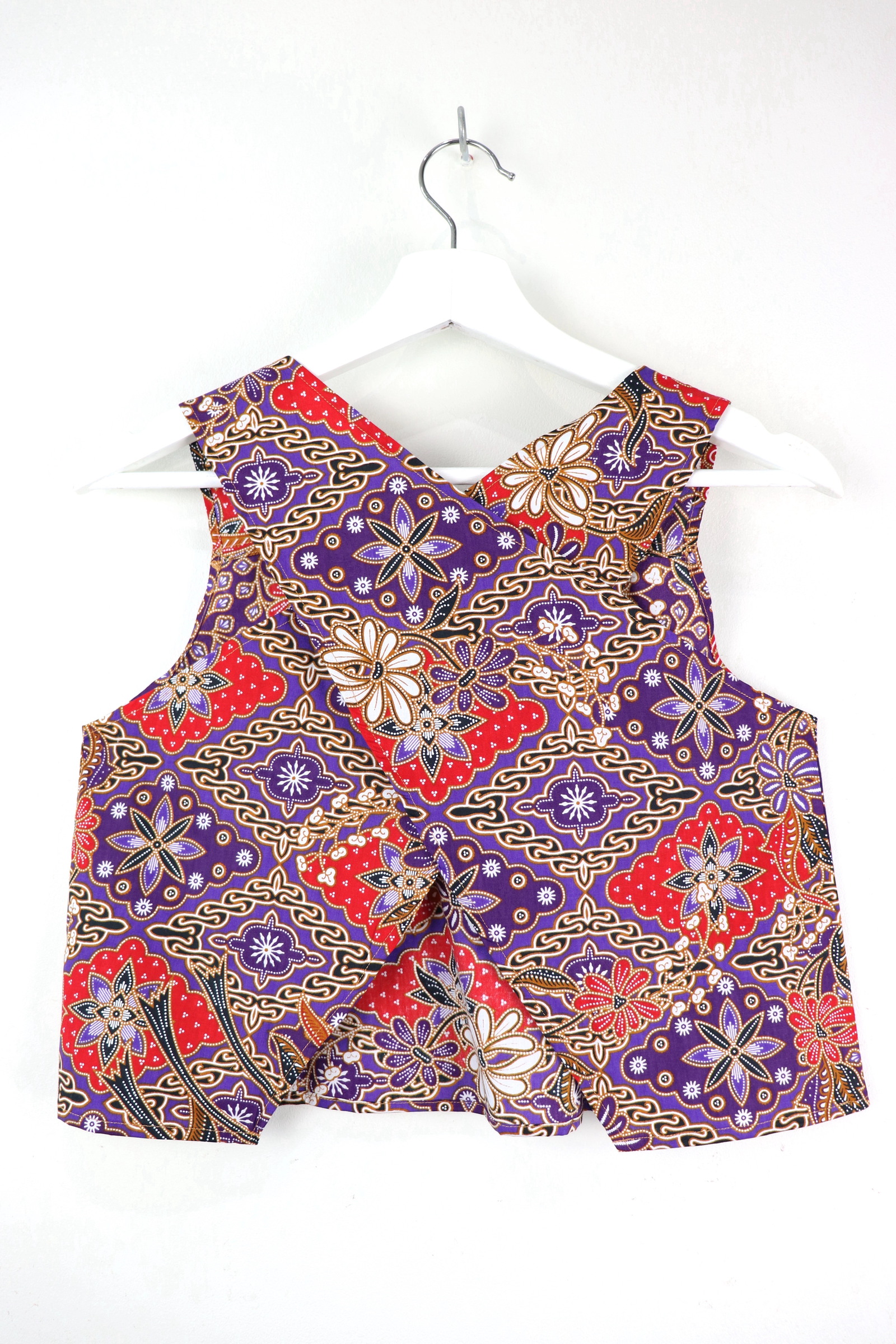 Square Napkin Batik Top - Mulberry Bushes [ L ]