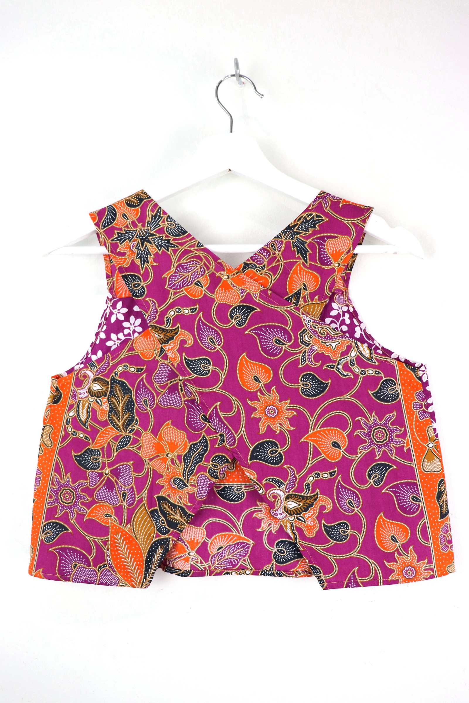 Square Napkin Batik Top - Plum Picking [ L ]