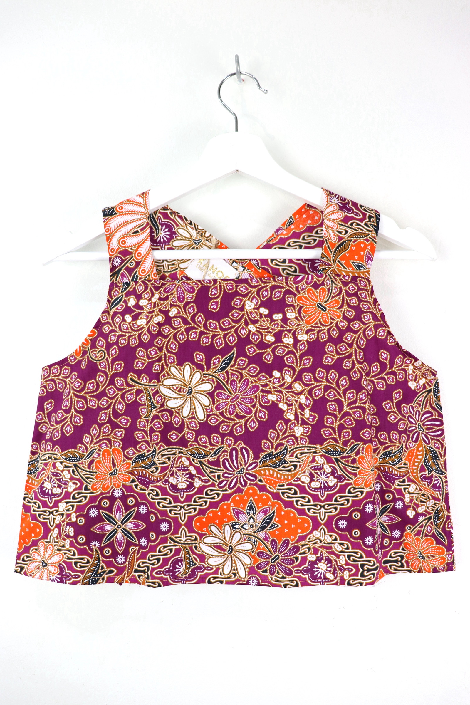 Square Napkin Batik Top - Twilight in Forests [ L ]